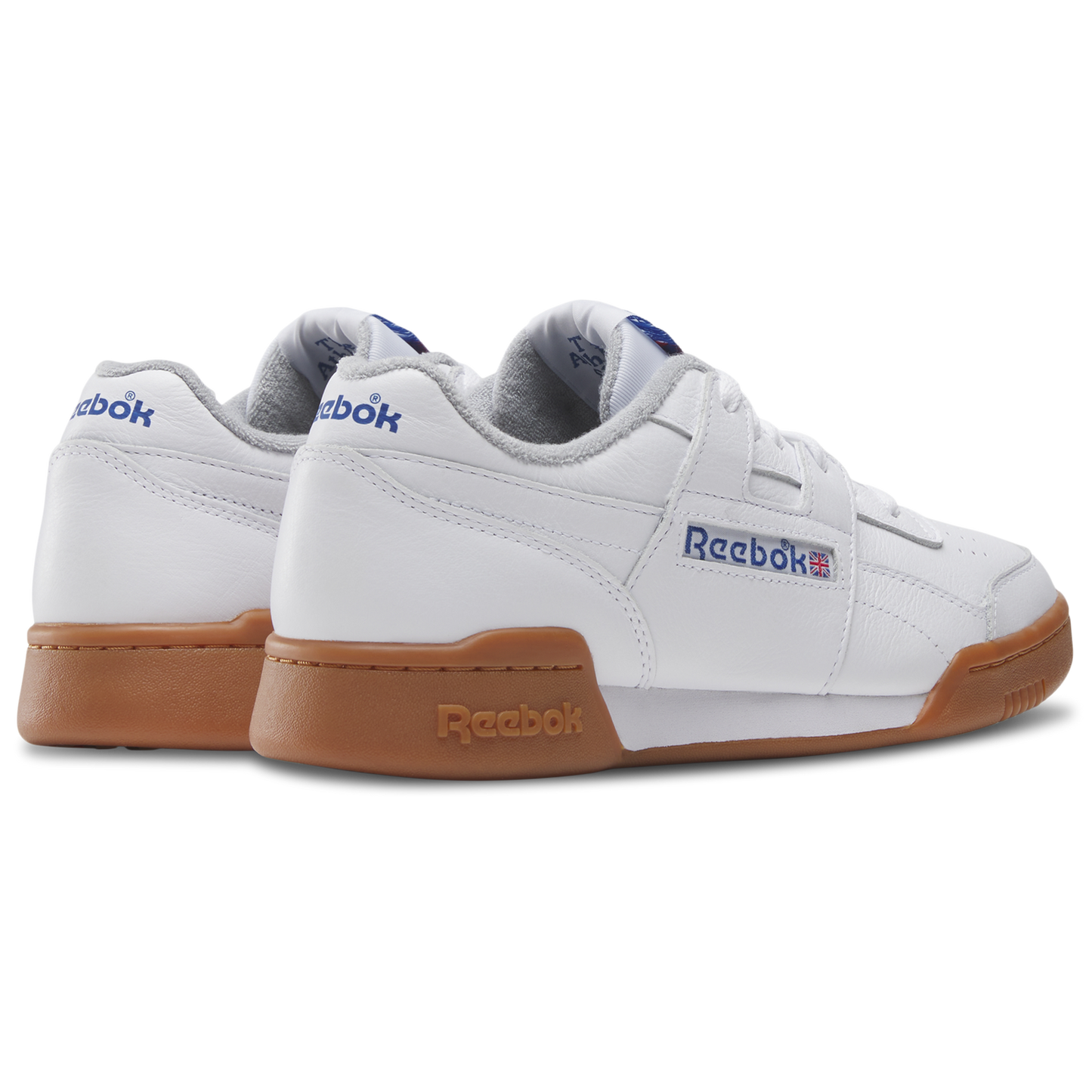 Reebok Workout Plus Leather - Men's - White/Vector Red/Vector Blue