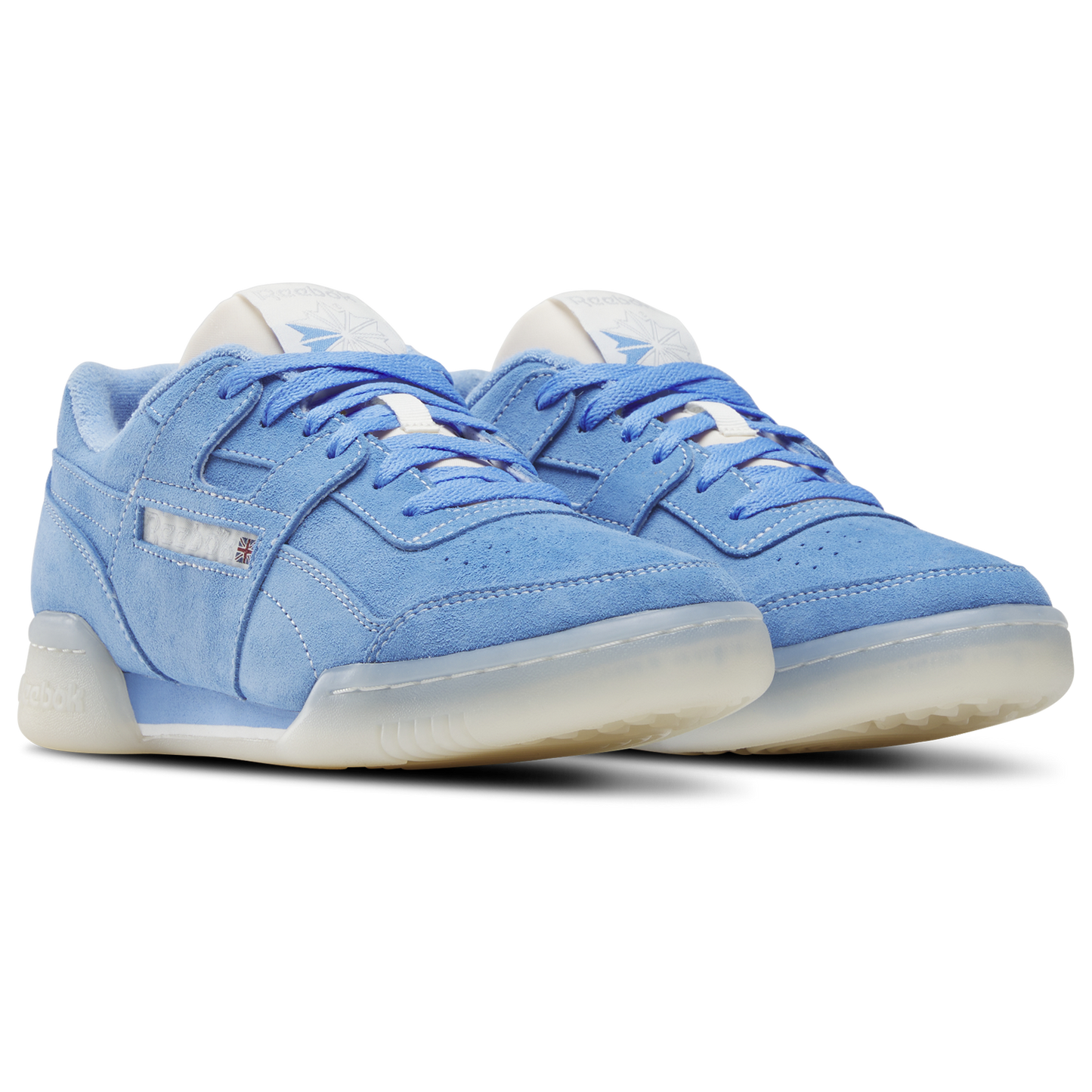 Reebok Workout Plus Suede - Men's - Alabaster/Chalk/Blue