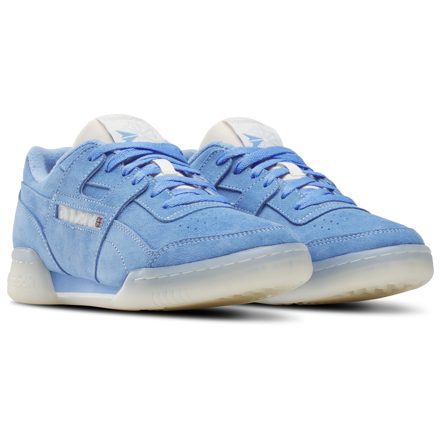 Reebok Workout Plus Suede - Men's - Alabaster/Chalk/Blue