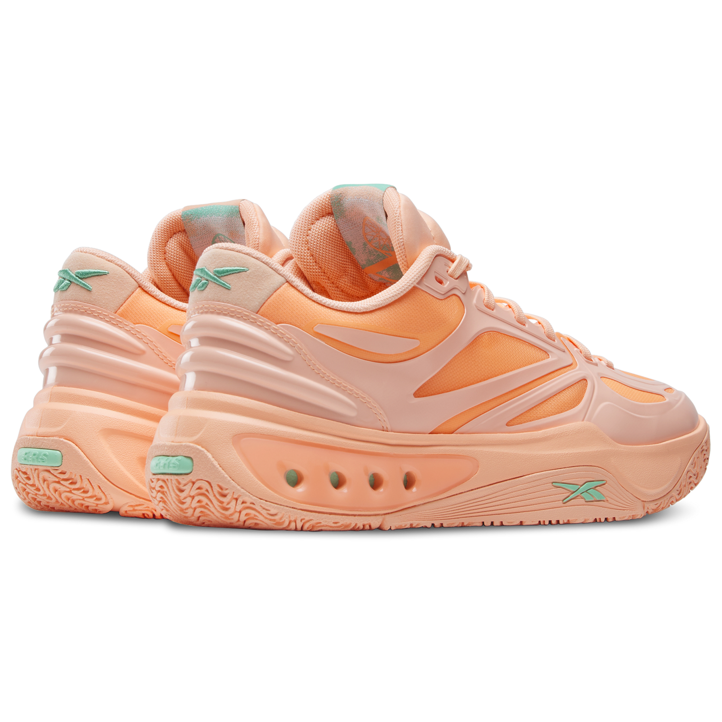 Reebok Engine A - Men's - Future Peach/Future Peach/Atomic Aqua