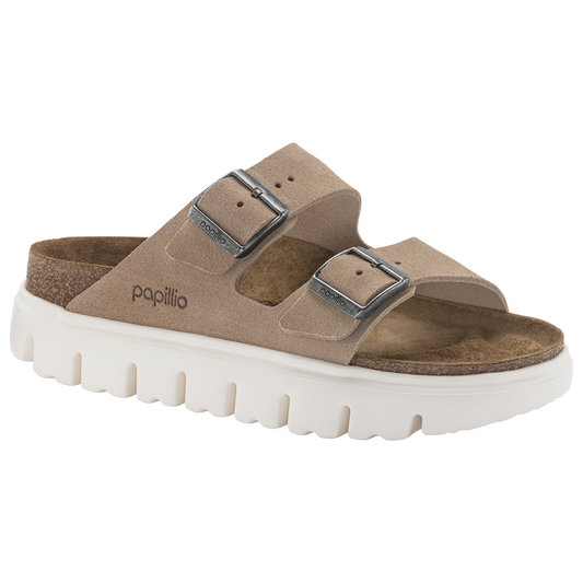 Birkenstock Arizona Chunky - Women's - Warm Sand/White