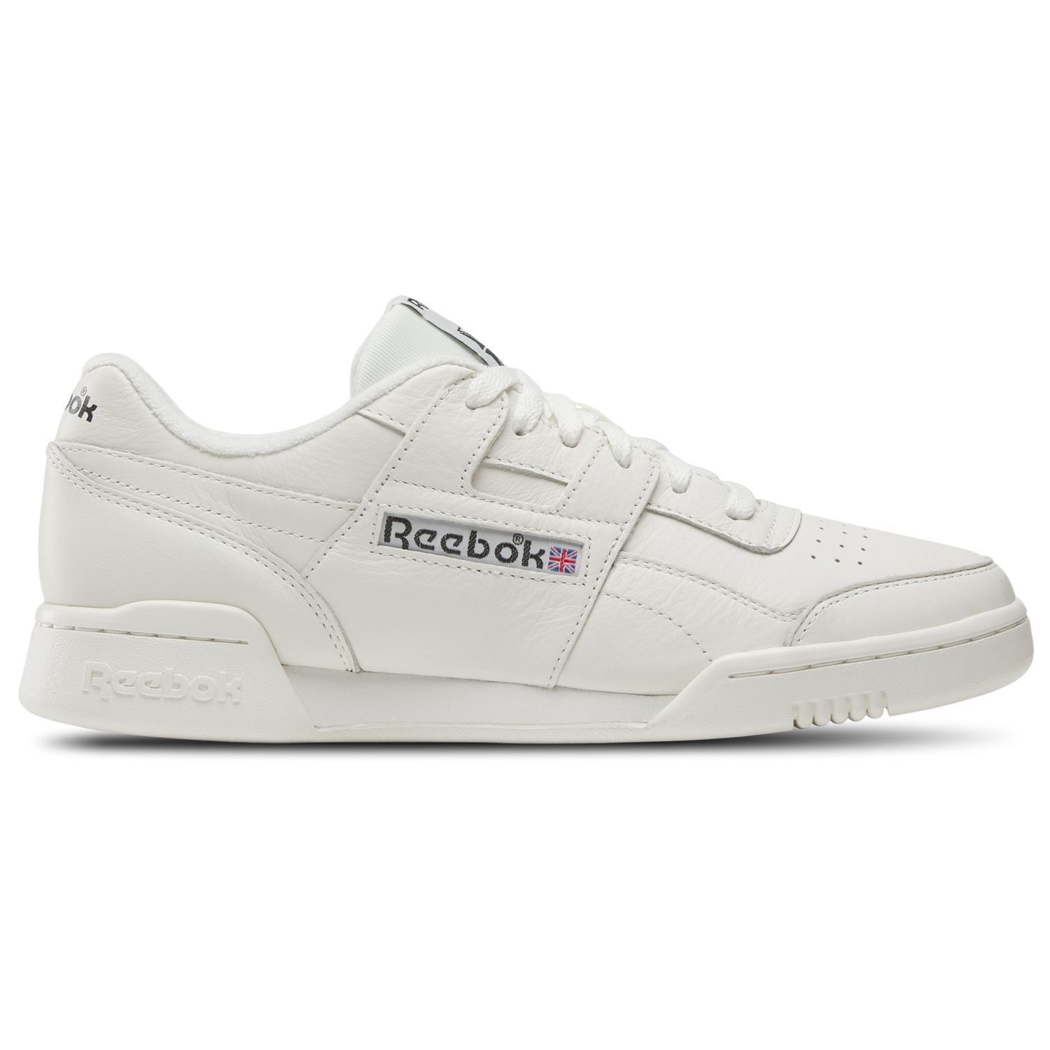 Reebok Workout Plus Leather - Men's - Chalk/Chalk/Black