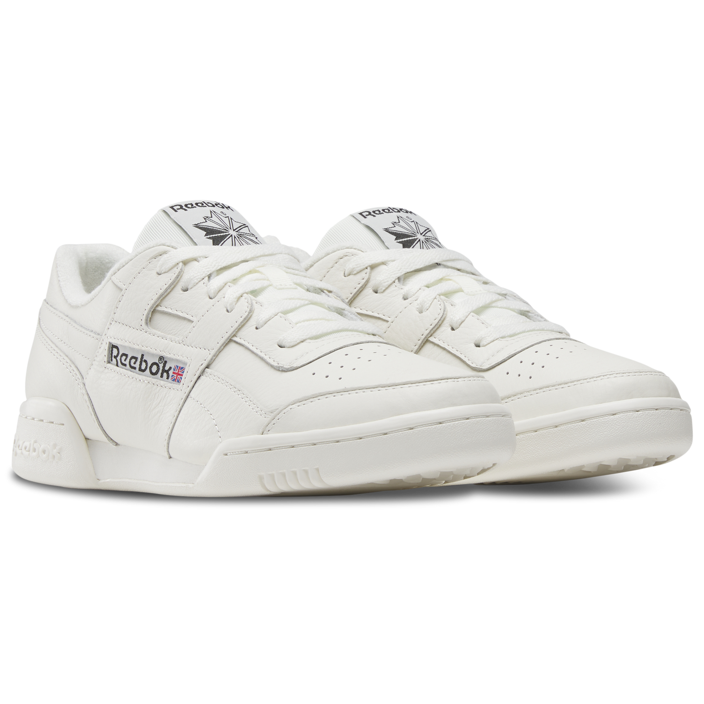 Reebok Workout Plus Leather - Men's - Chalk/Chalk/Black