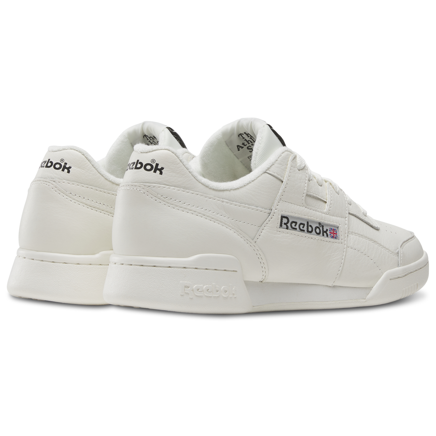 Reebok Workout Plus Leather - Men's - Chalk/Chalk/Black