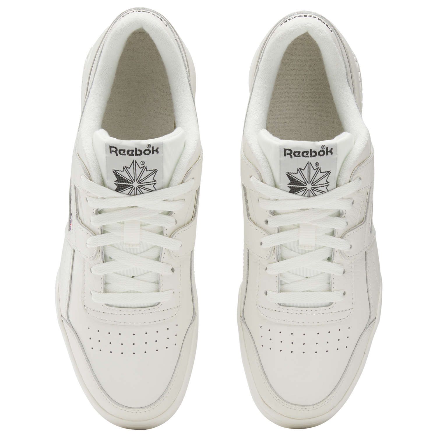 Reebok Workout Plus Leather - Men's - Chalk/Chalk/Black