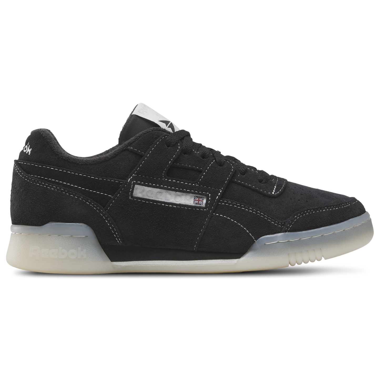 Reebok Workout Plus Suede - Men's - Black/Alabaster/Chalk