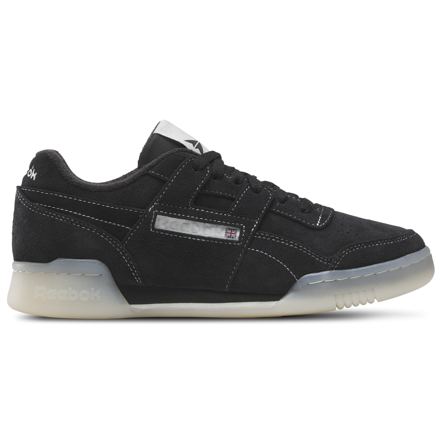 Reebok Workout Plus Suede - Men's - Black/Alabaster/Chalk