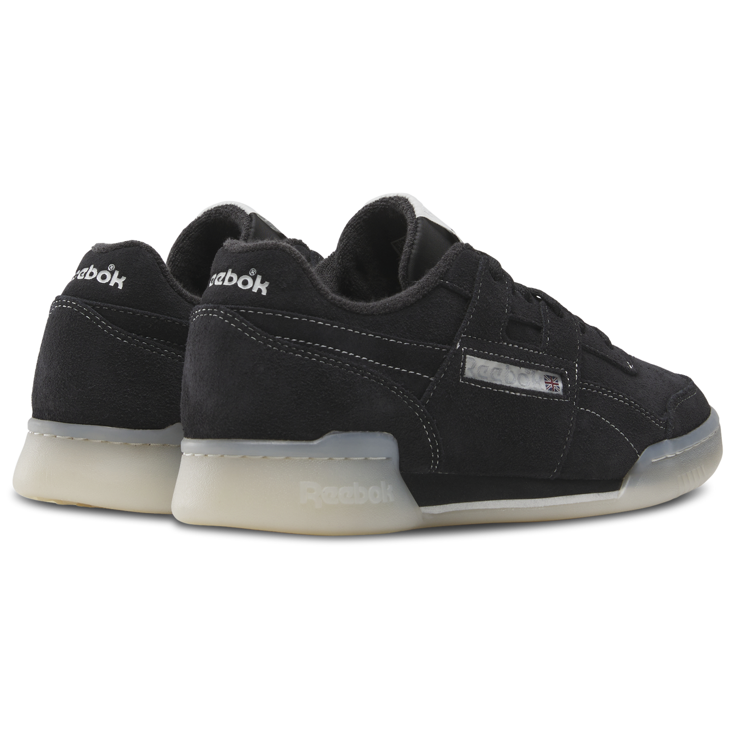Reebok Workout Plus Suede - Men's - Black/Alabaster/Chalk