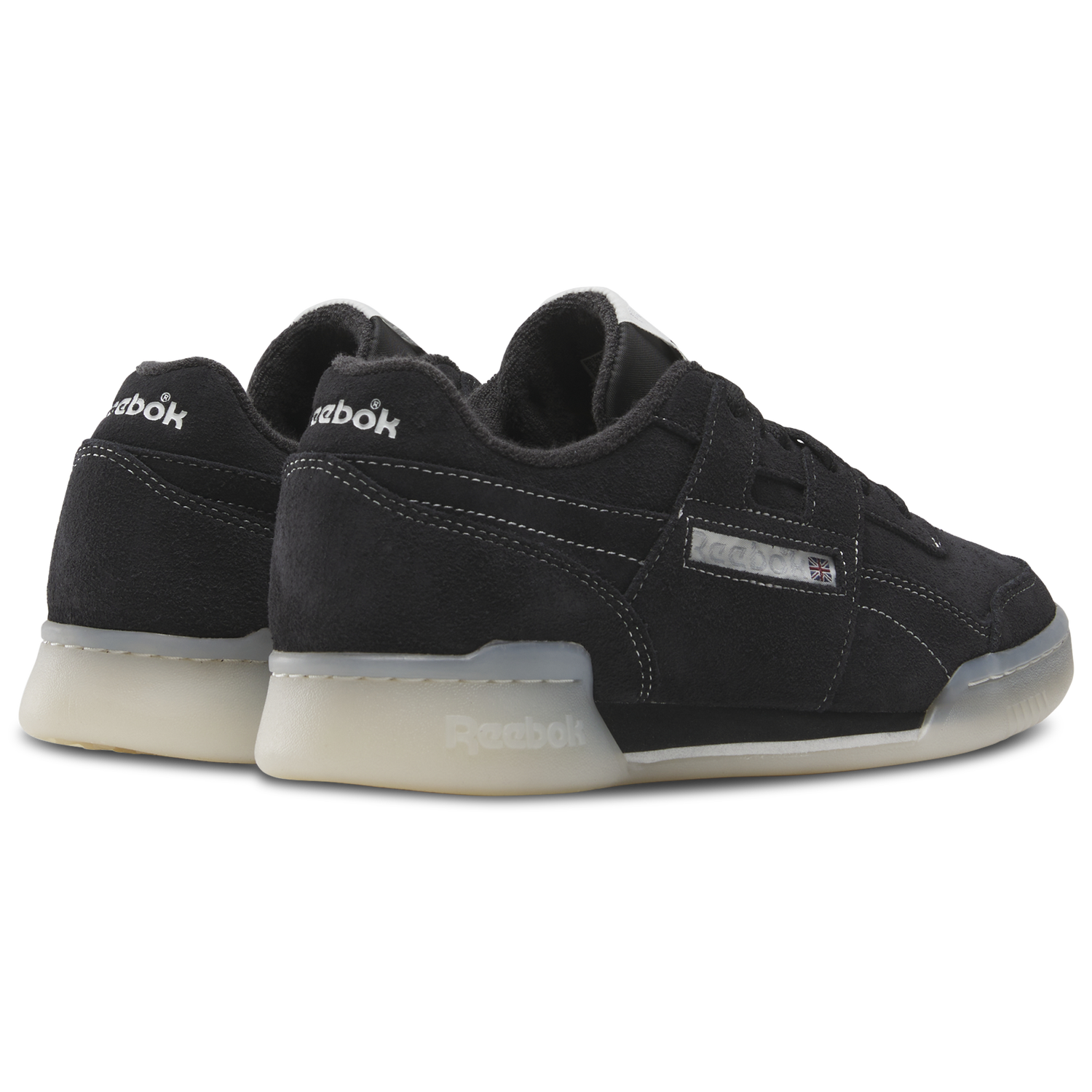Reebok Workout Plus Suede - Men's - Black/Alabaster/Chalk