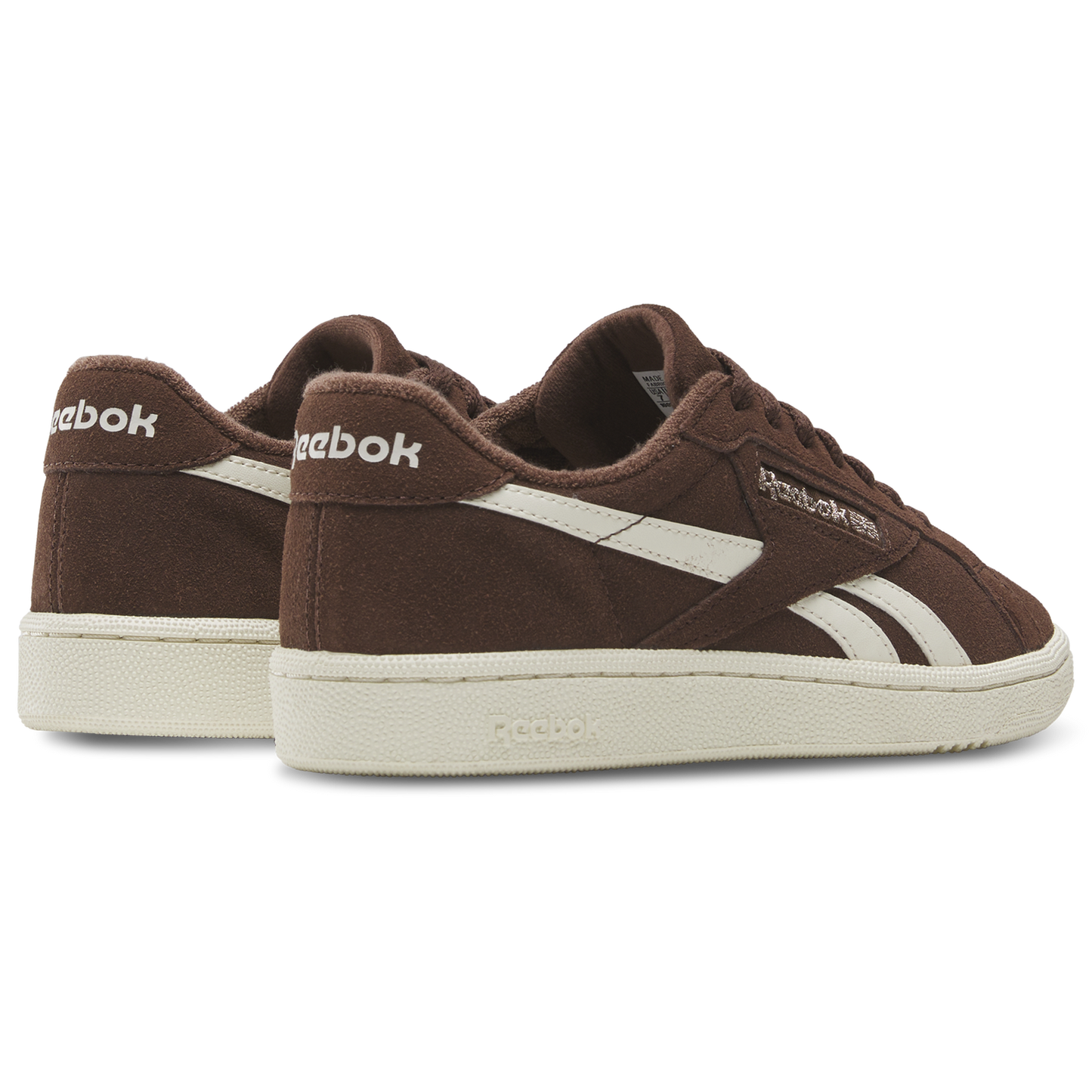 Reebok Club C Grounds UK - Women's - Campus Brown/Vintage Chalk/Rose Gold