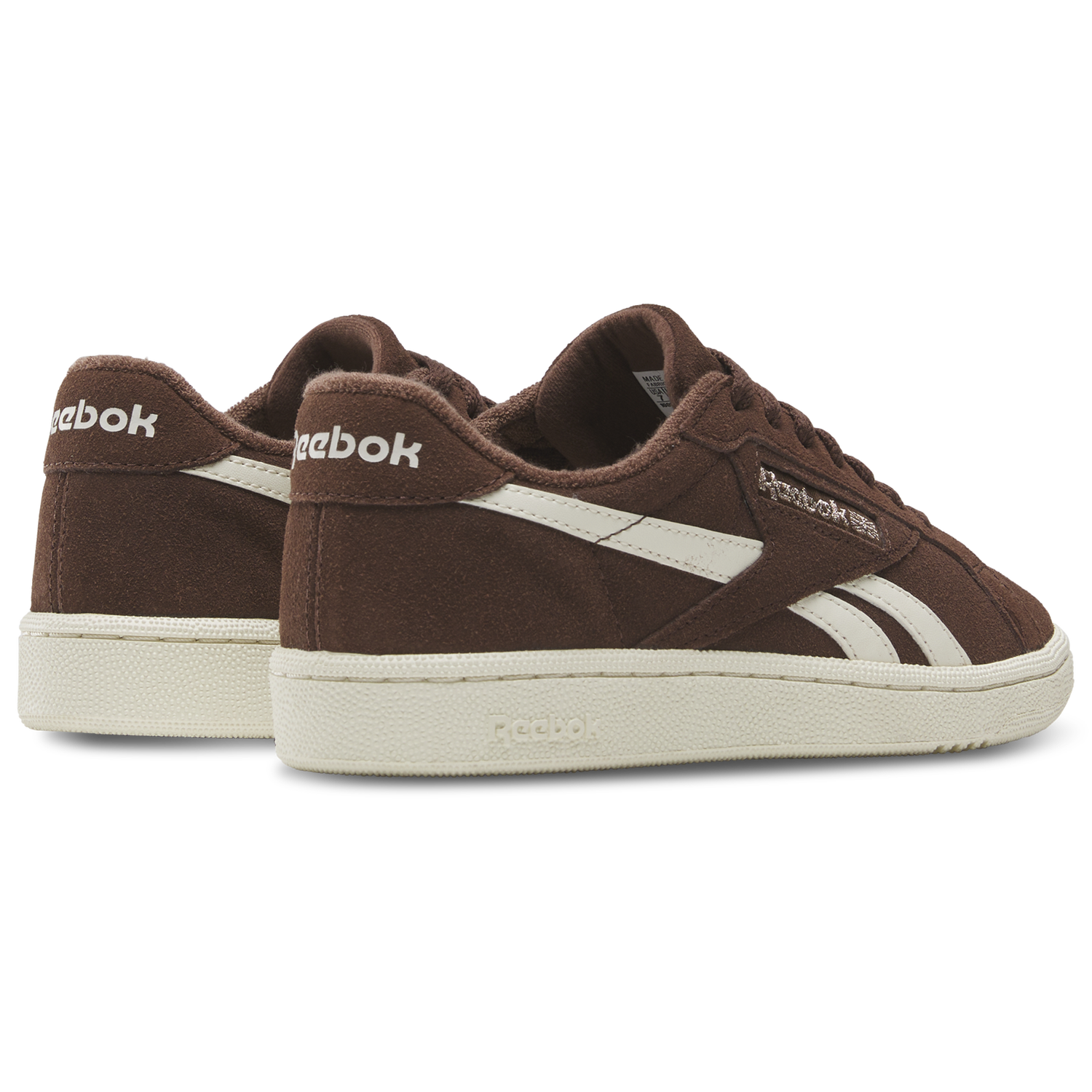 Reebok Club C Grounds UK - Women's - Campus Brown/Vintage Chalk/Rose Gold