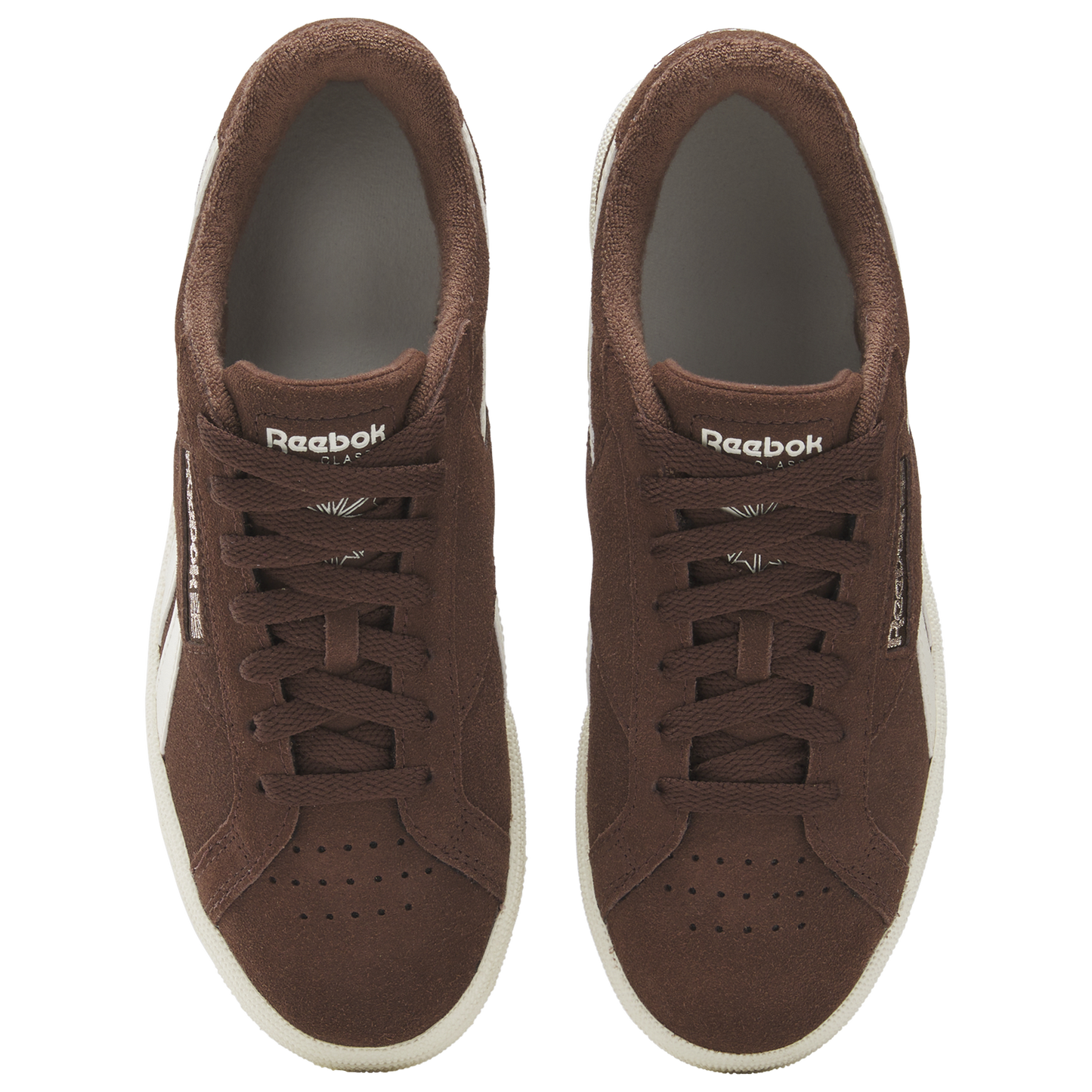 Reebok Club C Grounds UK - Women's - Campus Brown/Vintage Chalk/Rose Gold