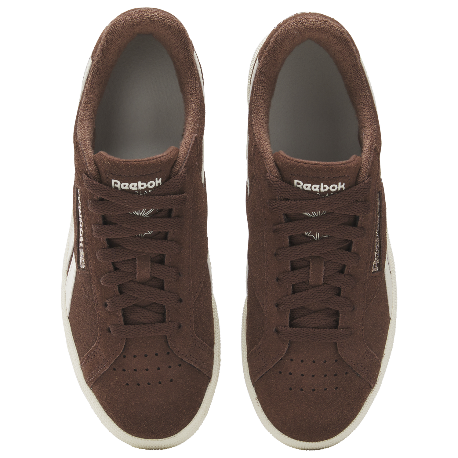 Reebok Club C Grounds UK - Women's - Campus Brown/Vintage Chalk/Rose Gold