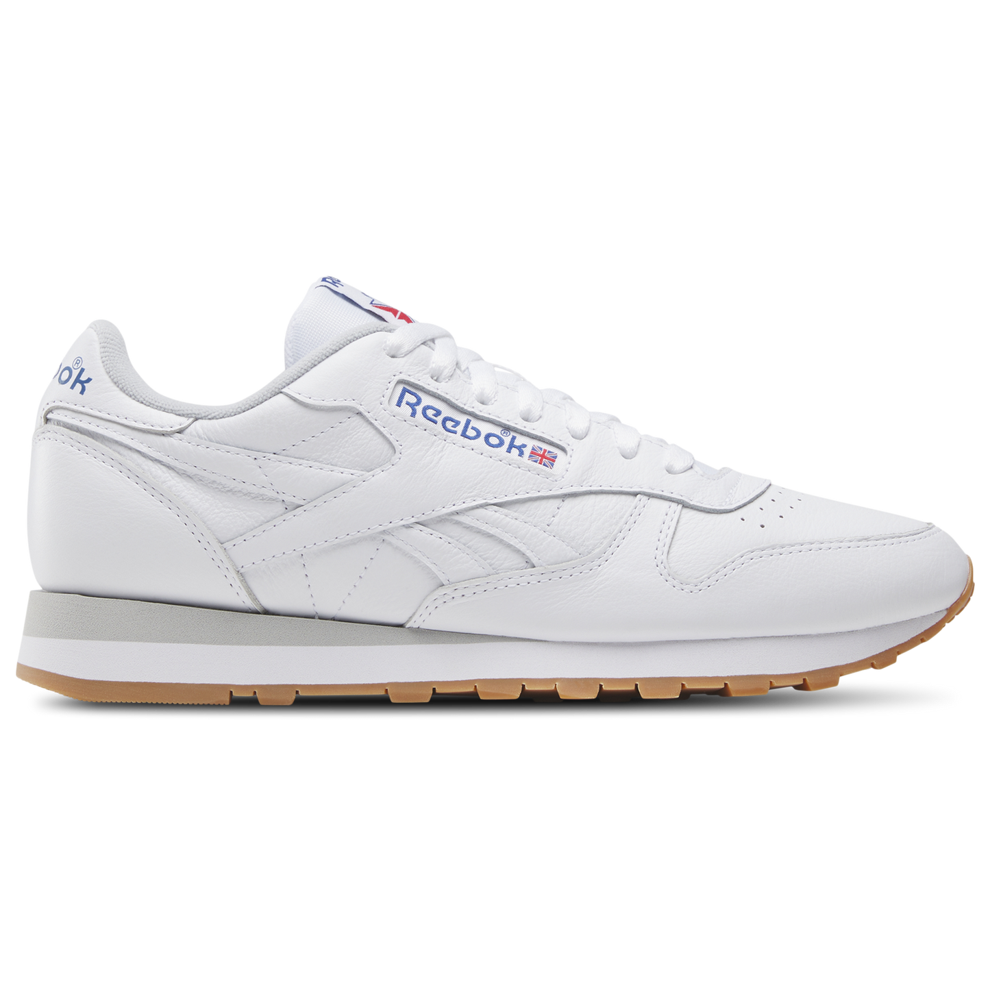 Reebok Classic Leather - Men's - Footwear White/Blue/Gum