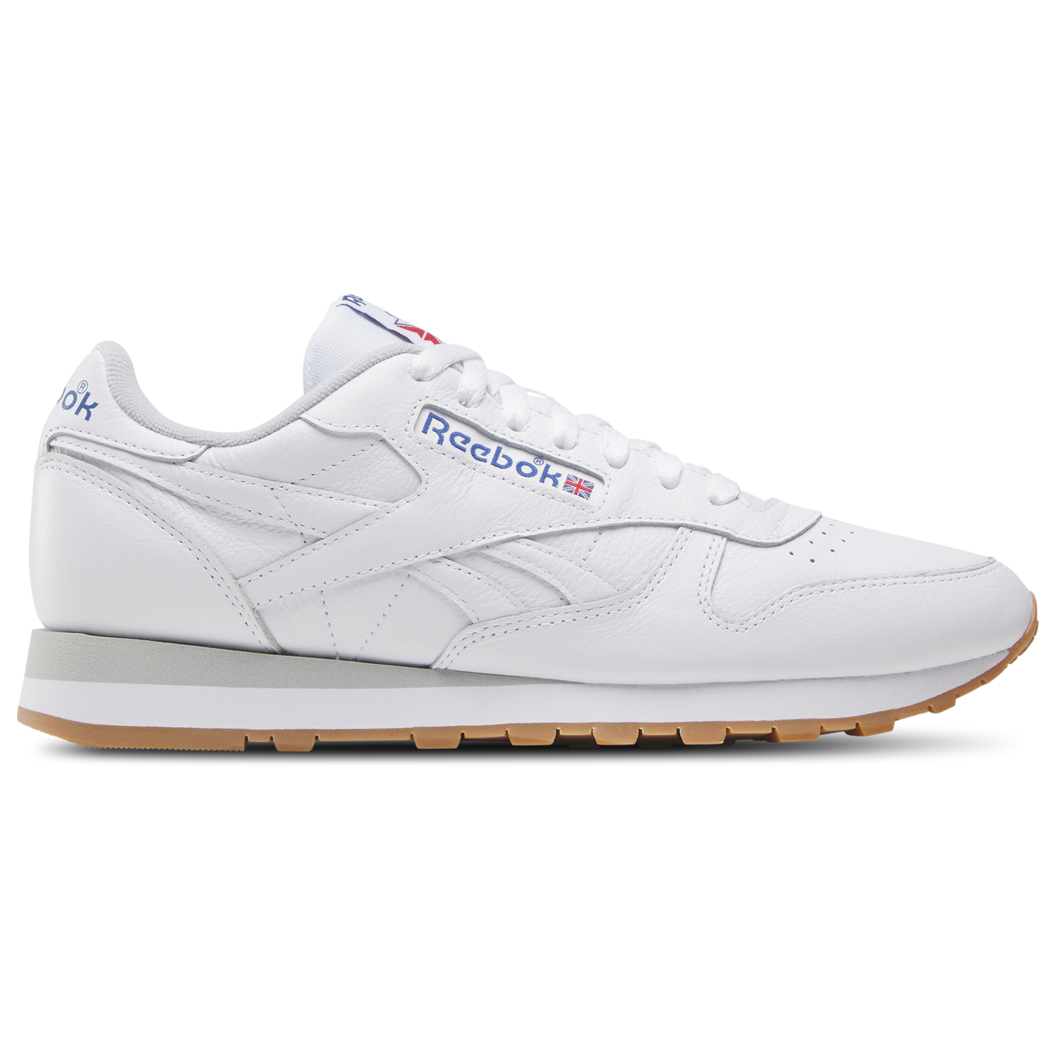 Reebok Classic Leather - Men's - Footwear White/Blue/Gum