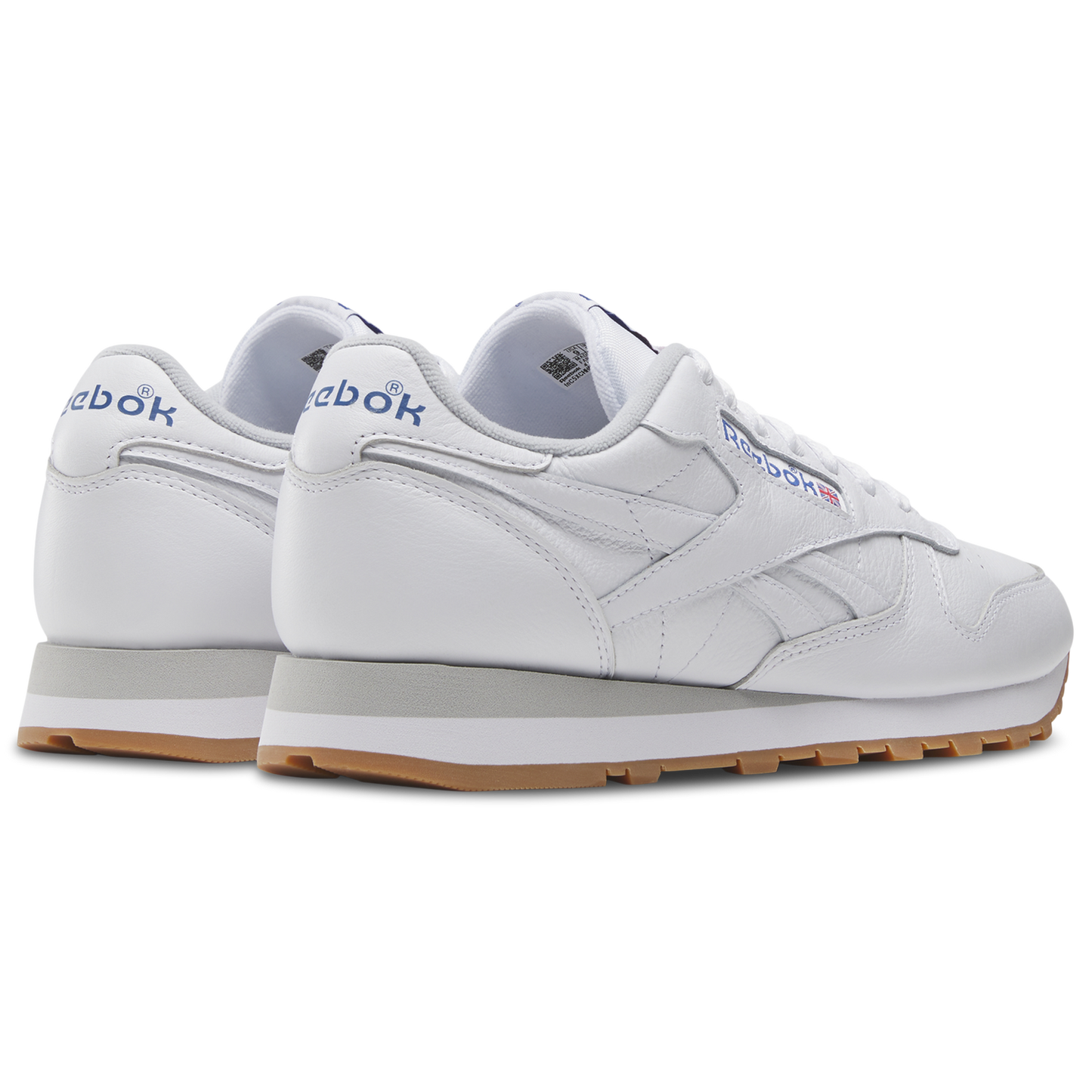 Reebok Classic Leather - Men's - Footwear White/Blue/Gum