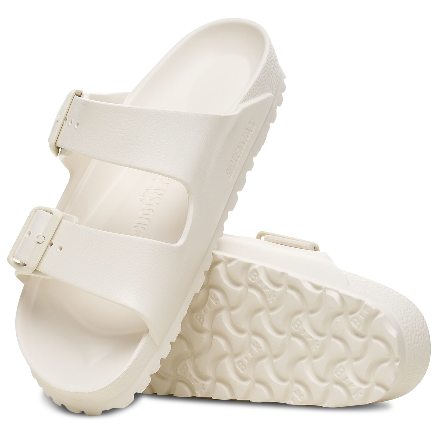 Birkenstock Arizona Essentials - Women's - Eggshell/Eggshell