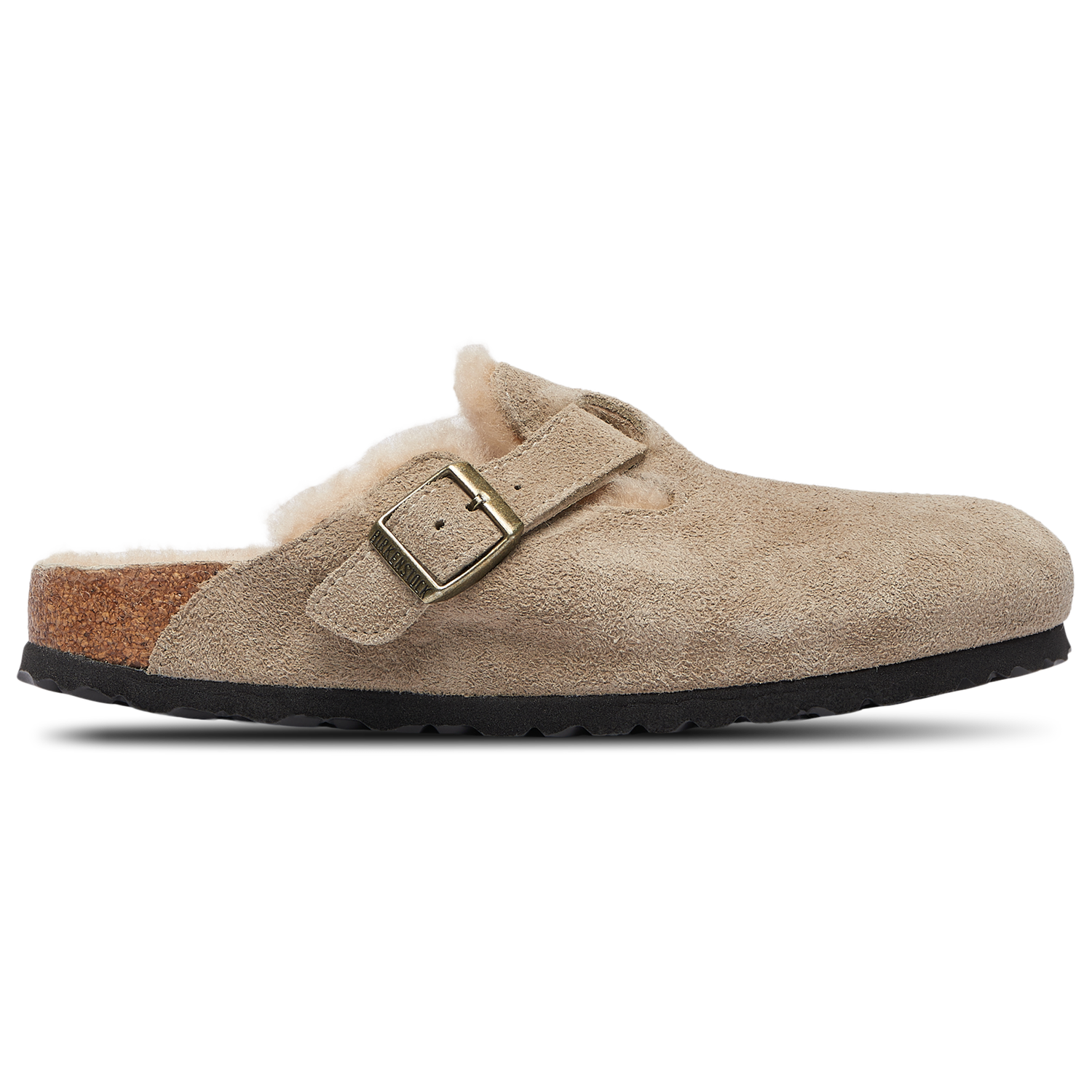 Birkenstock Boston Shearling - Women's - Taupe