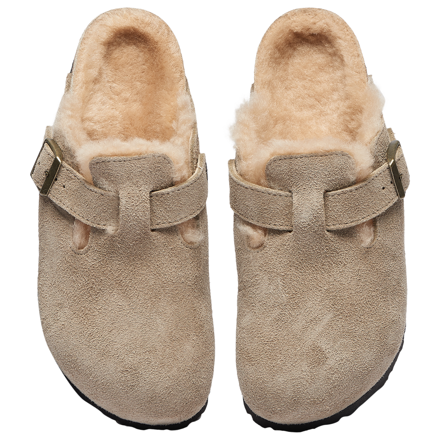 Birkenstock Boston Shearling - Women's - Taupe