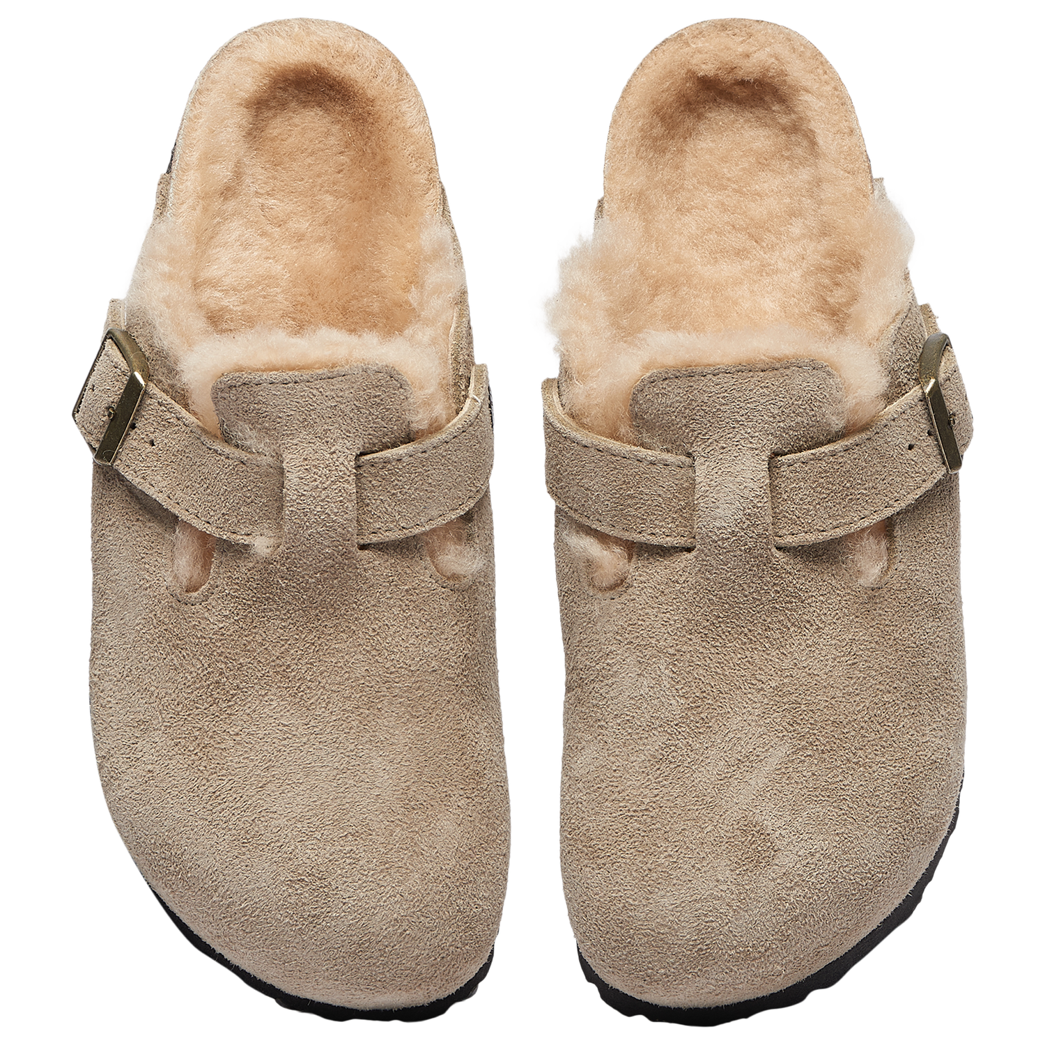 Birkenstock Boston Shearling - Women's - Taupe