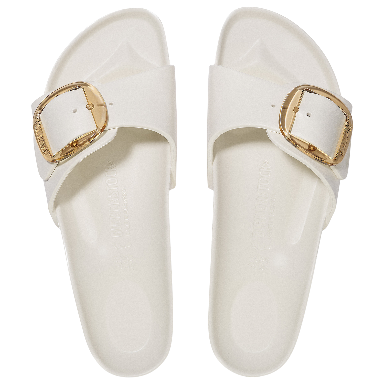 Birkenstock Madrid Big Buckle - Women's - White/White