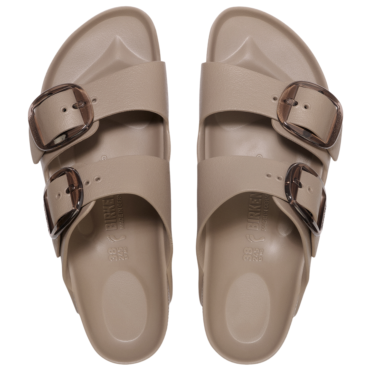 Birkenstock Arizona Big Buckle - Women's - Gray/Gray