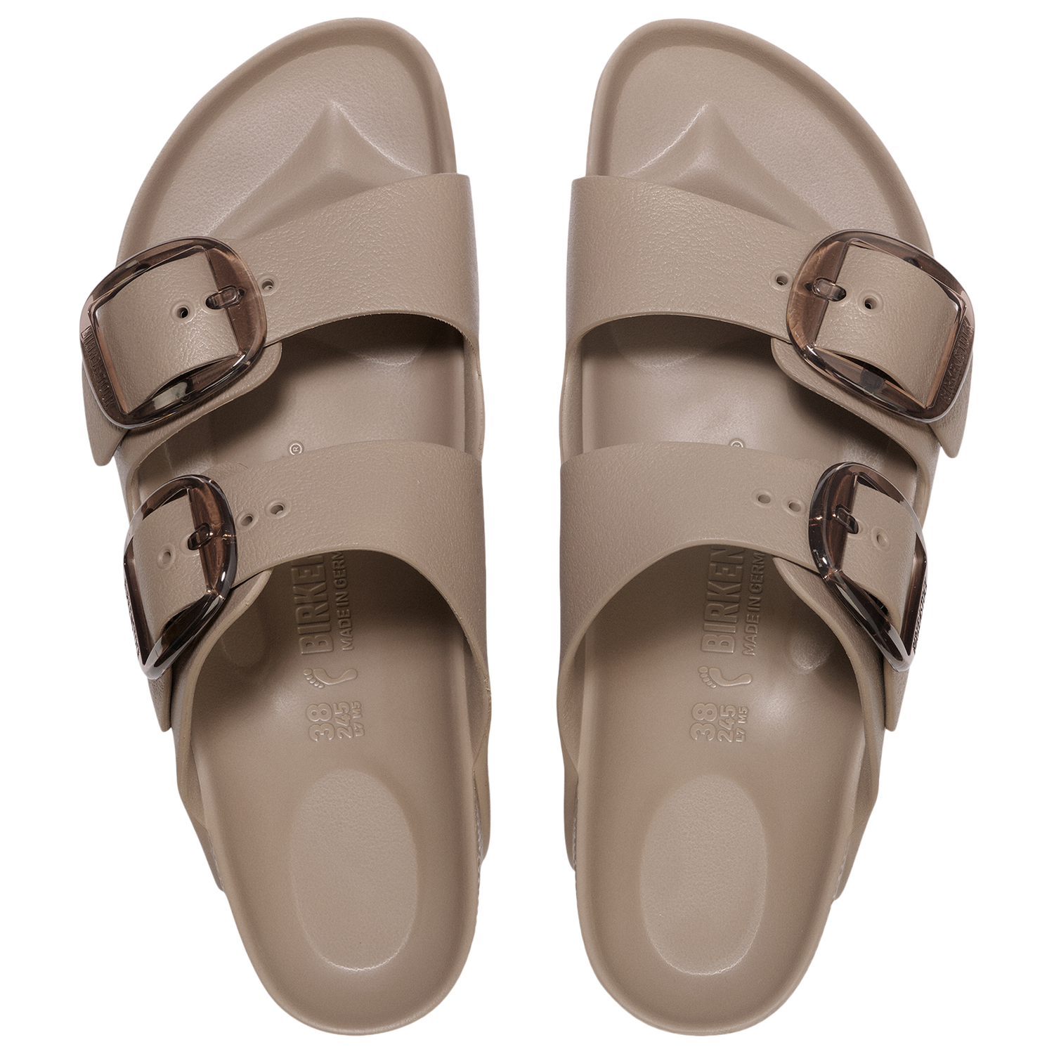 Birkenstock Arizona Big Buckle - Women's - Gray/Gray
