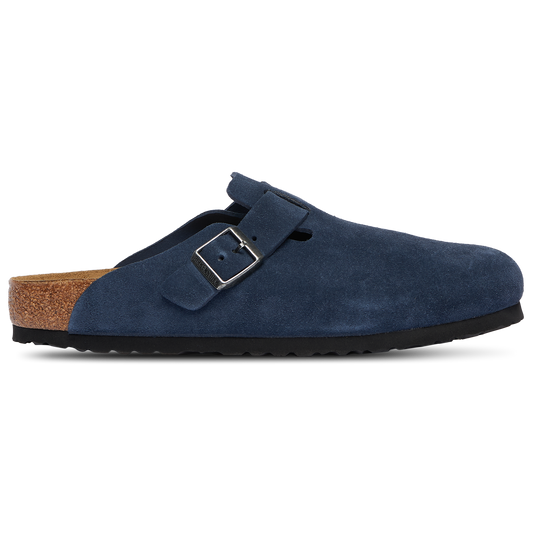 Birkenstock Boston Soft Footbed Suede - Men's - New Navy