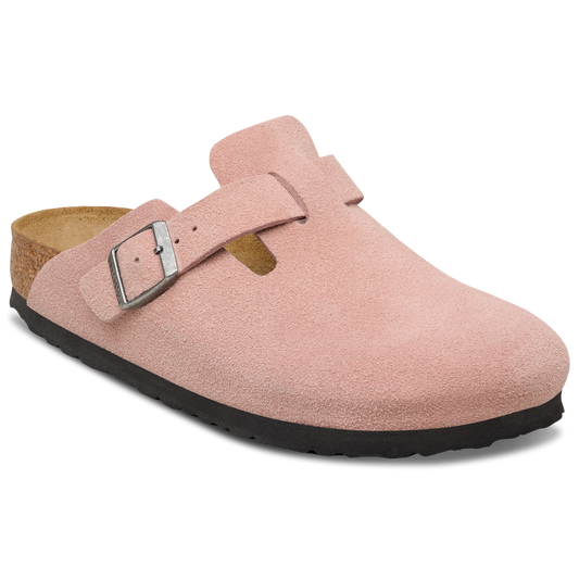 Birkenstock Boston - Women's - Brown/Pink