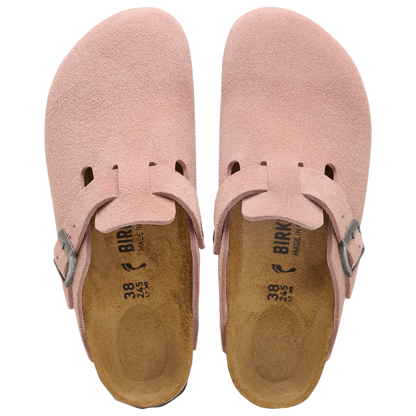Birkenstock Boston - Women's - Brown/Pink