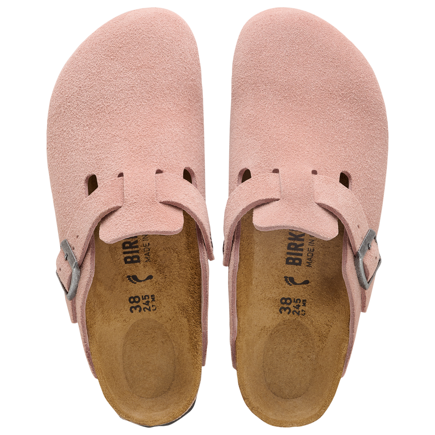 Birkenstock Boston - Women's - Brown/Pink
