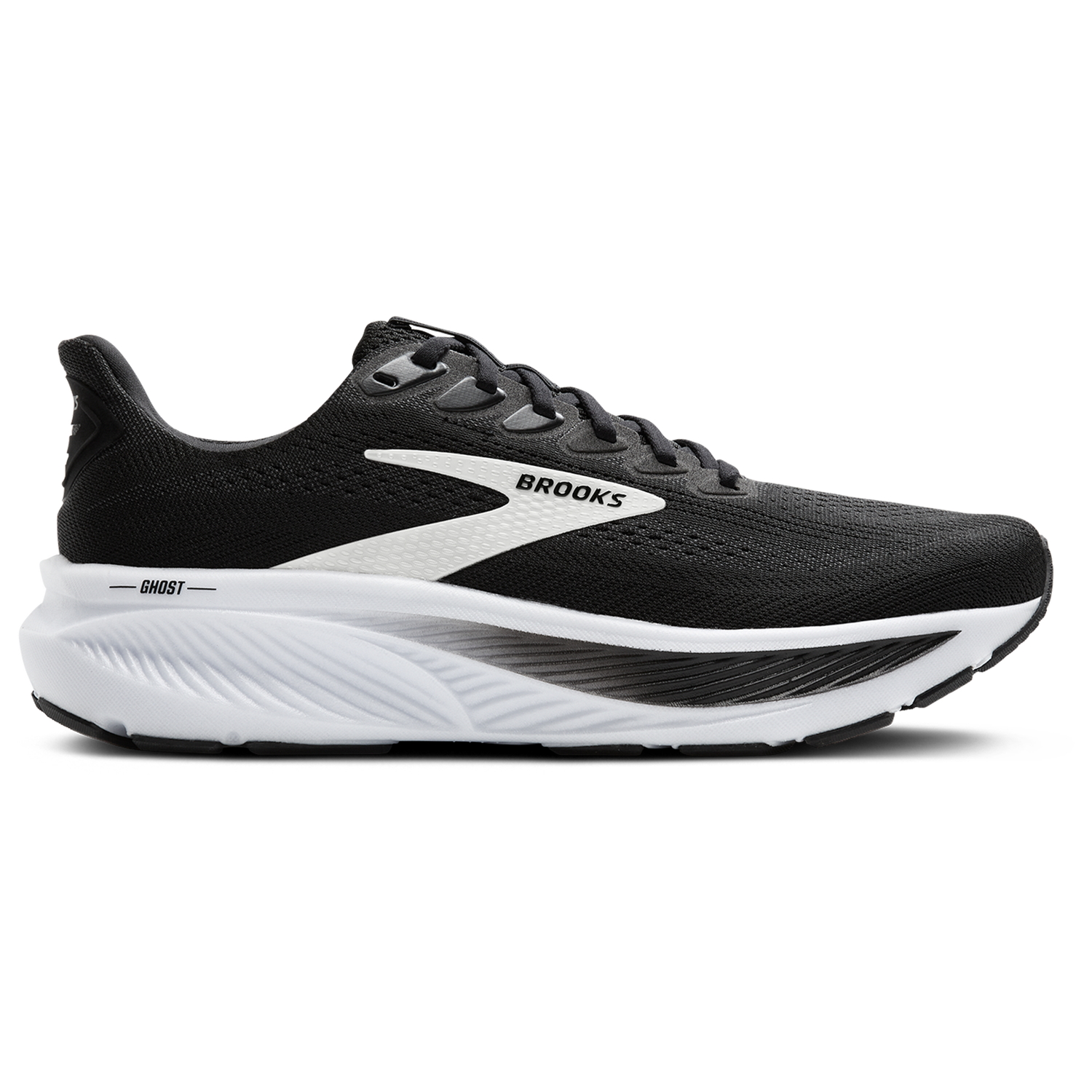 Brooks Ghost 17 - Men's - Black/Grey/White