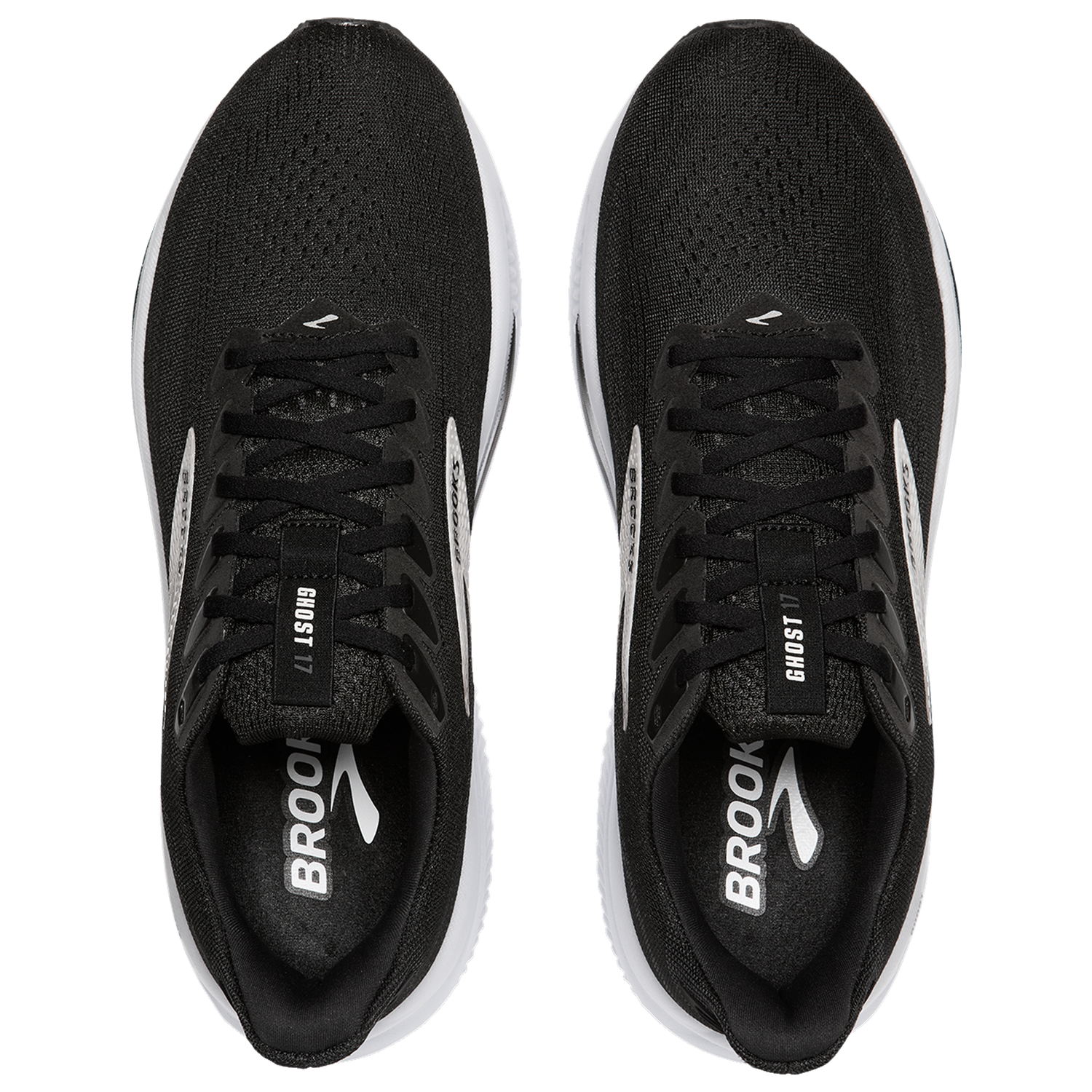 Brooks Ghost 17 - Men's - Black/Grey/White