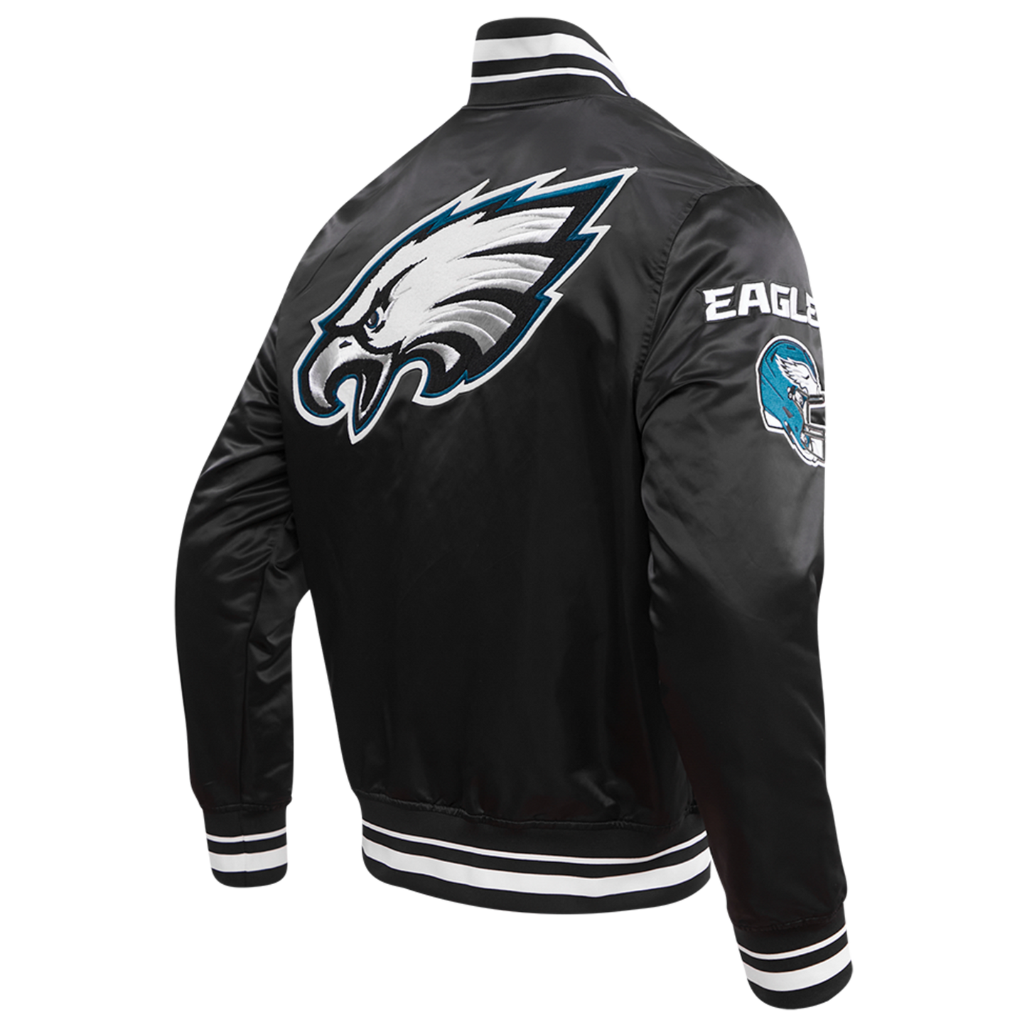 Pro Standard PHILADELPHIA EAGLES SATIN JACKET - Men's - Black