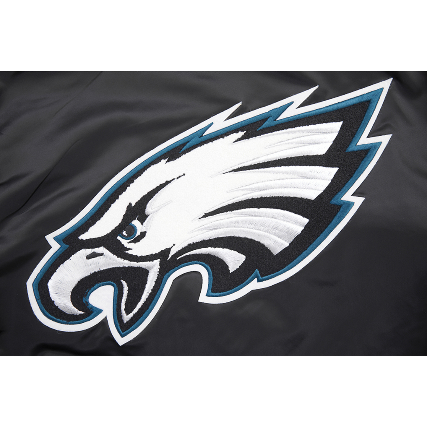 Pro Standard PHILADELPHIA EAGLES SATIN JACKET - Men's - Black
