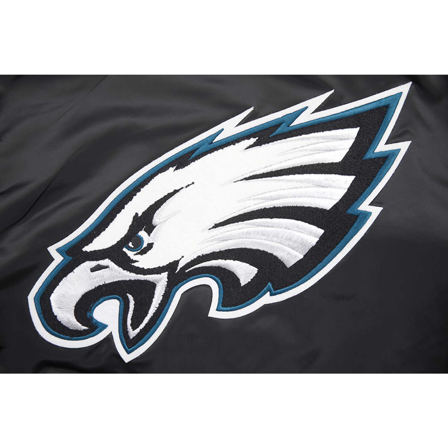 Pro Standard PHILADELPHIA EAGLES SATIN JACKET - Men's - Black