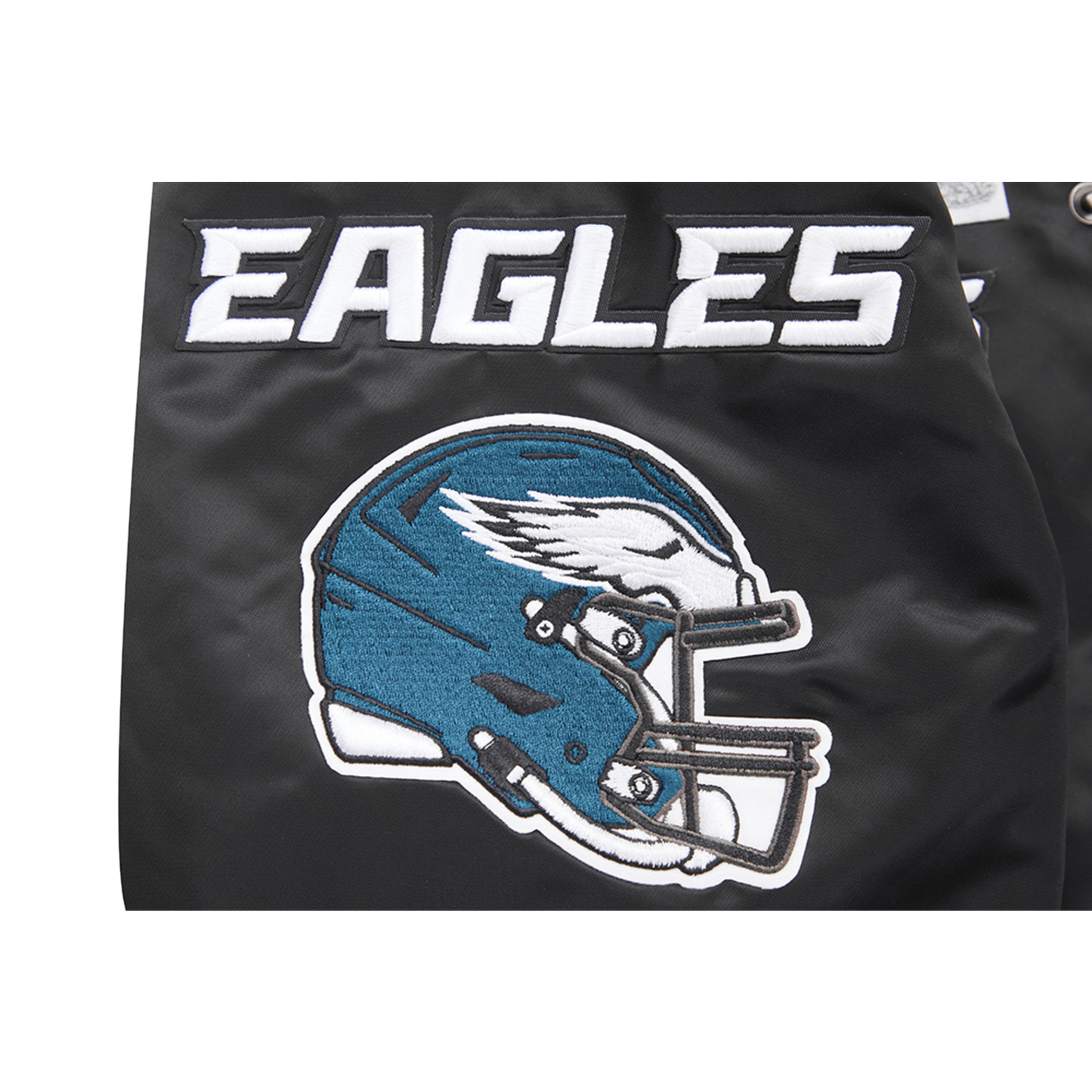 Pro Standard PHILADELPHIA EAGLES SATIN JACKET - Men's - Black