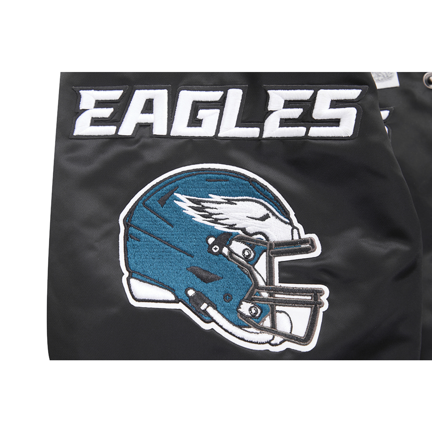 Pro Standard PHILADELPHIA EAGLES SATIN JACKET - Men's - Black