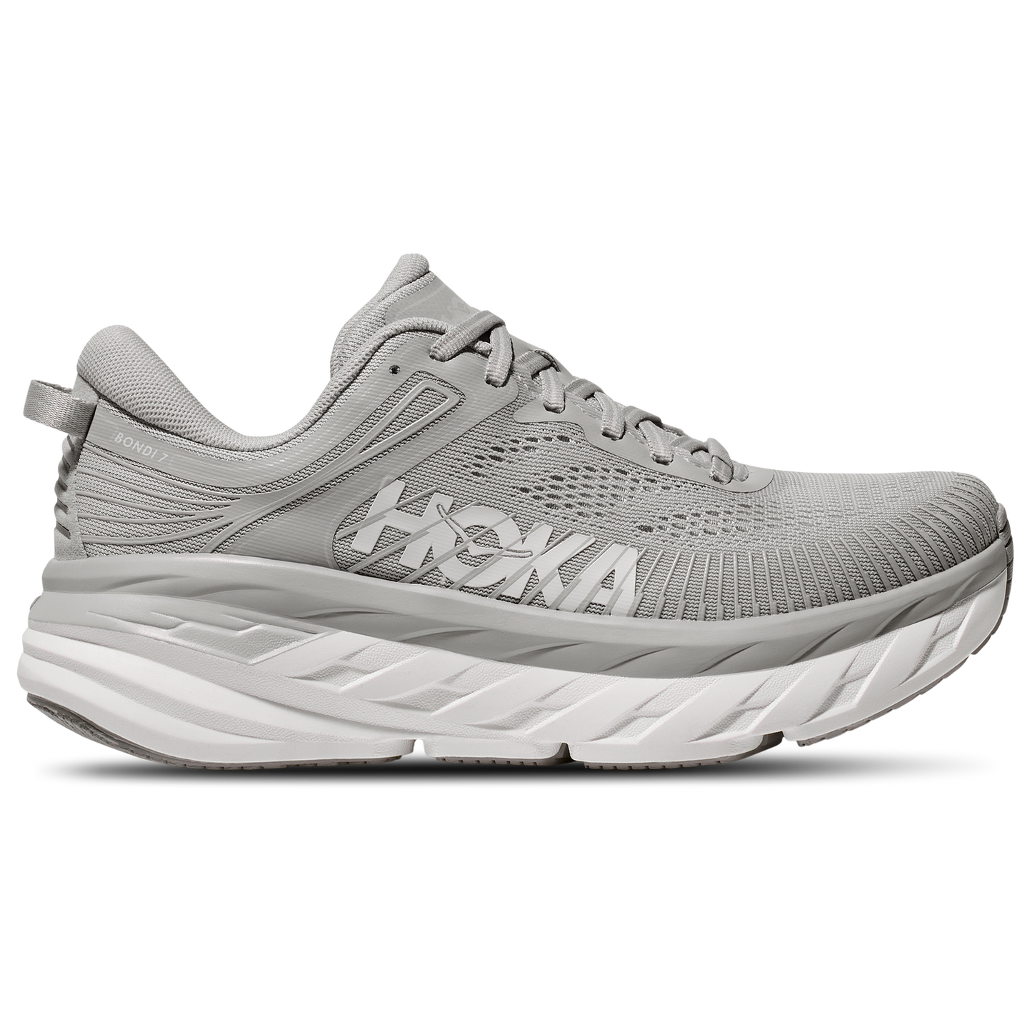 HOKA Bondi 7 - Men's - White/Harbor Mist