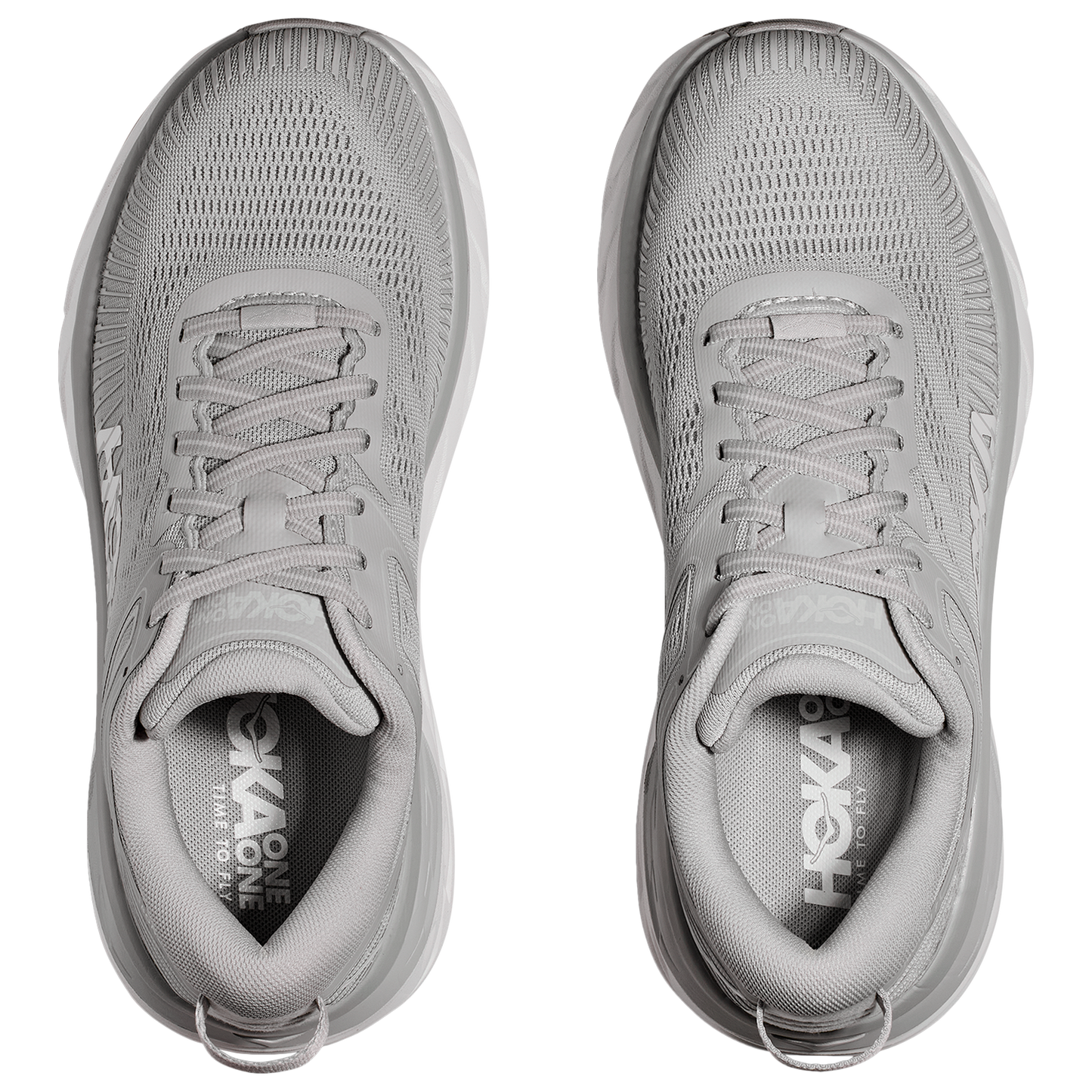 HOKA Bondi 7 - Men's - White/Harbor Mist