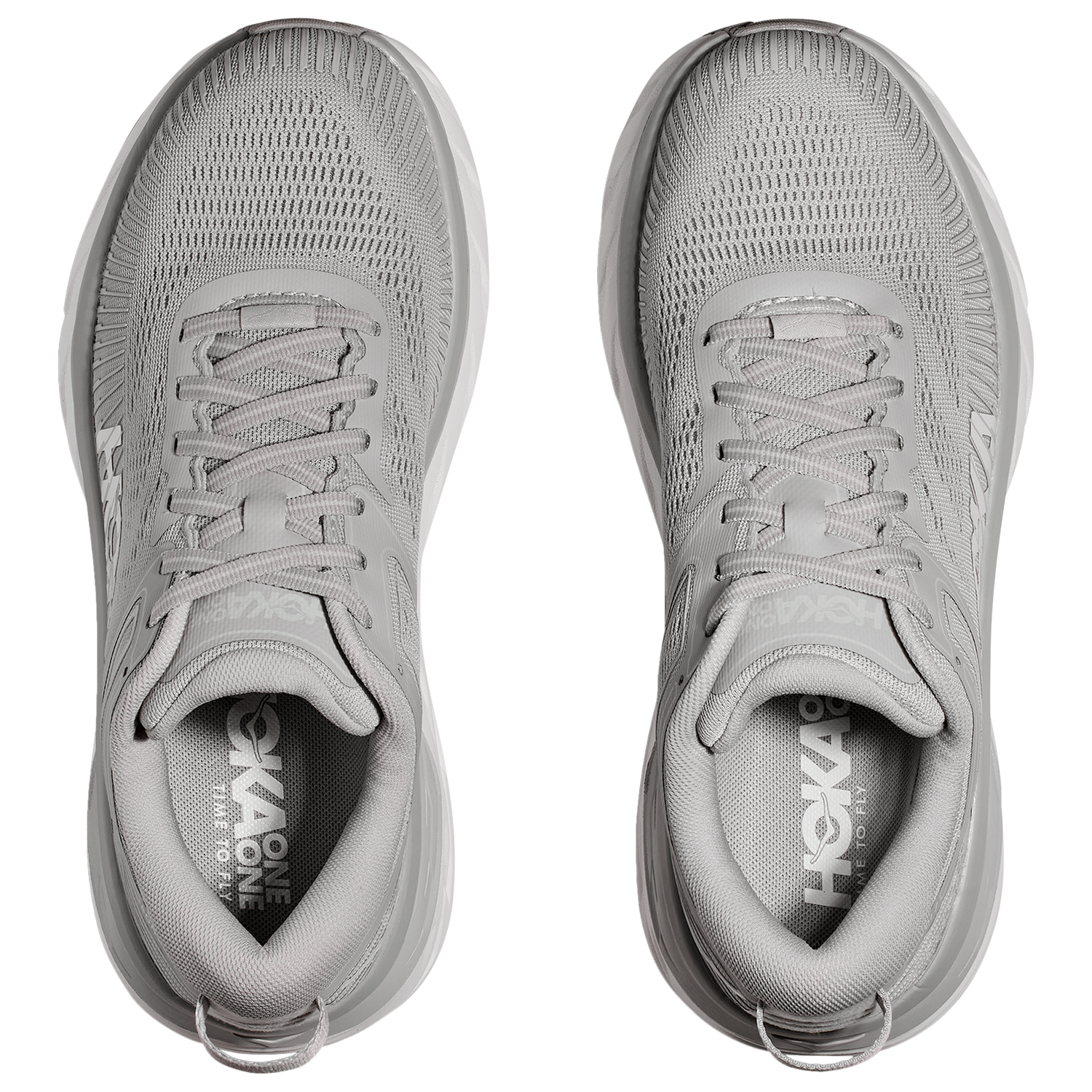 HOKA Bondi 7 - Men's - White/Harbor Mist