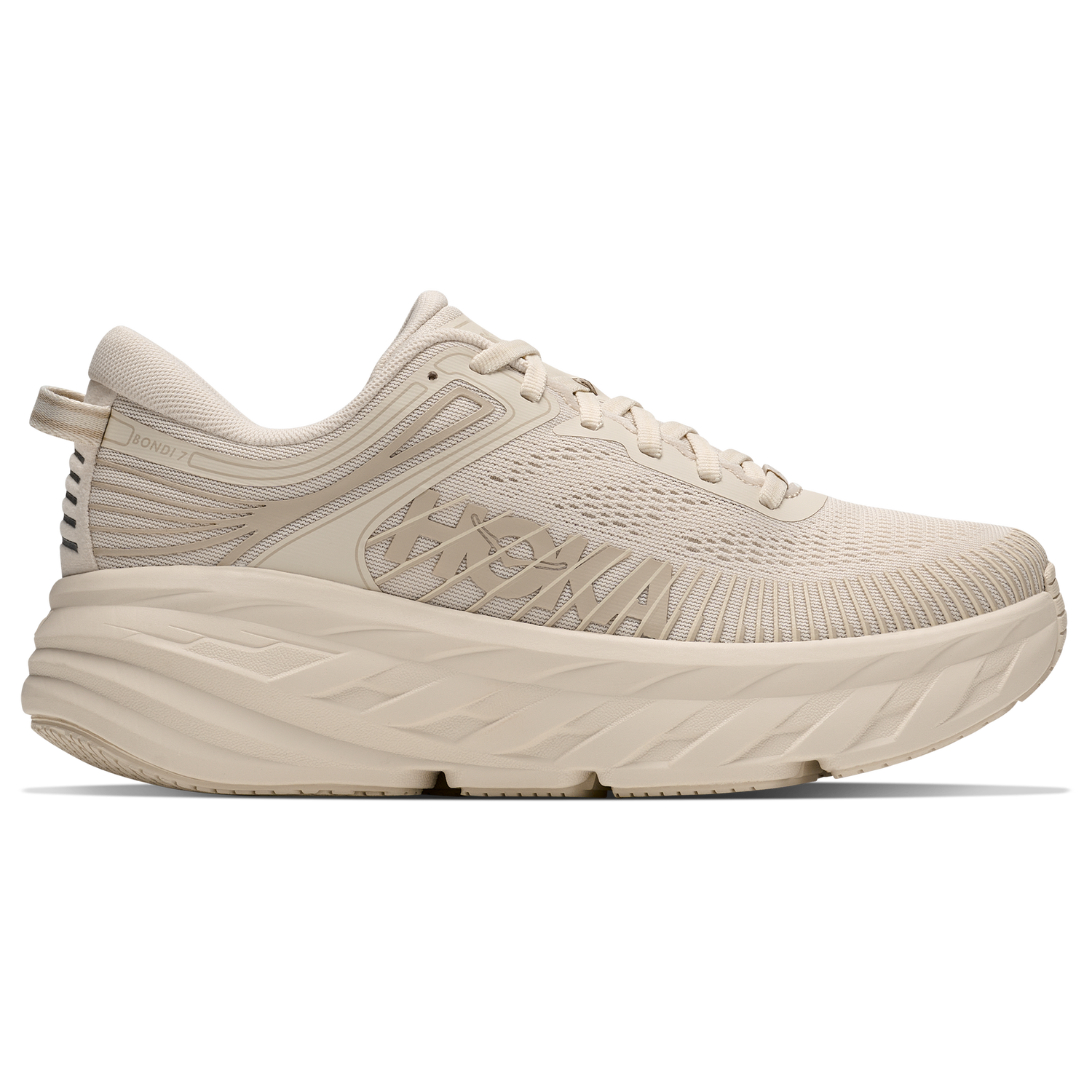 HOKA Bondi 7 - Women's - Oat Milk/Oat Milk