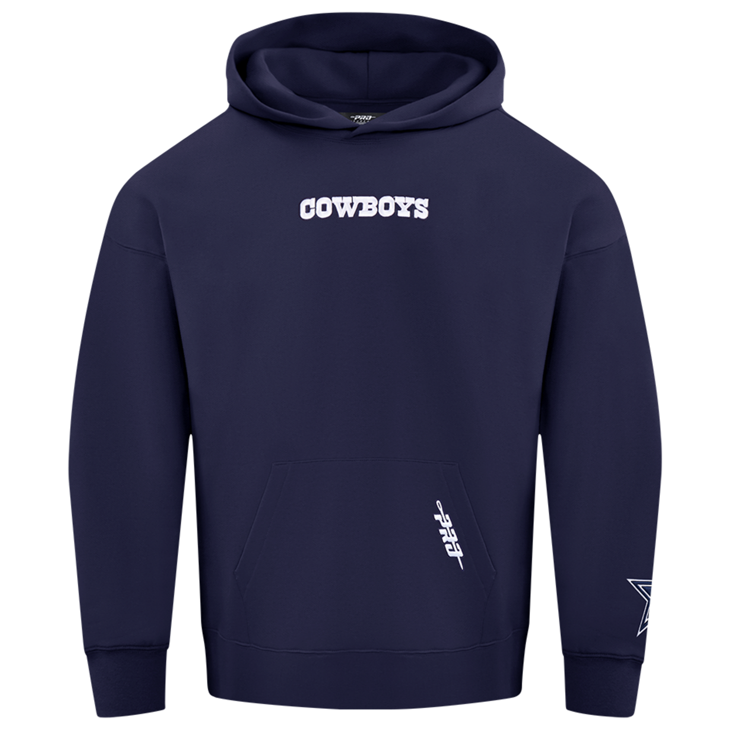 Pro Standard Cowboys Pullover Hoodie - Men's - Midnight Navy (10635MDN)