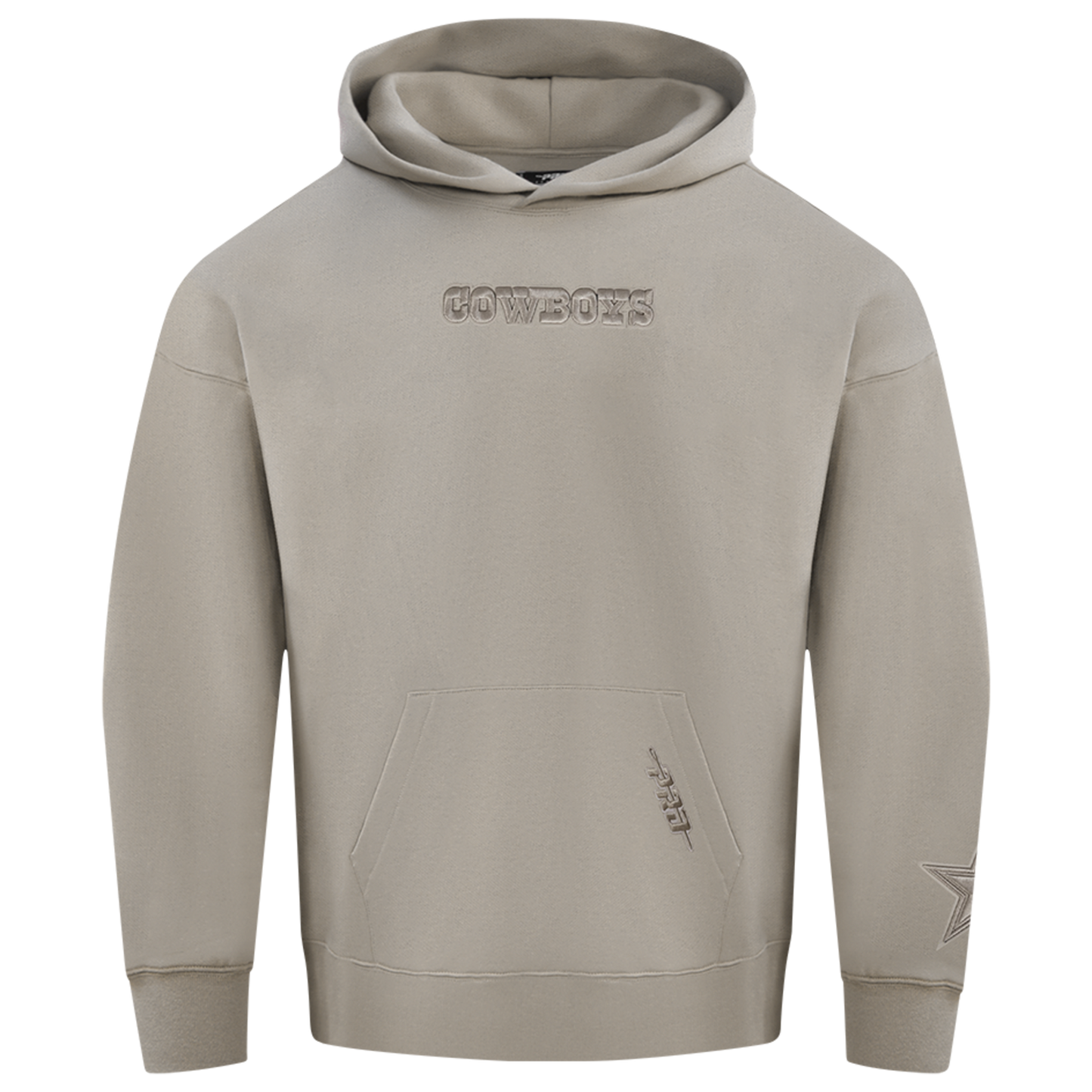 Pro Standard Cowboys Pullover Hoodie - Men's - Taupe