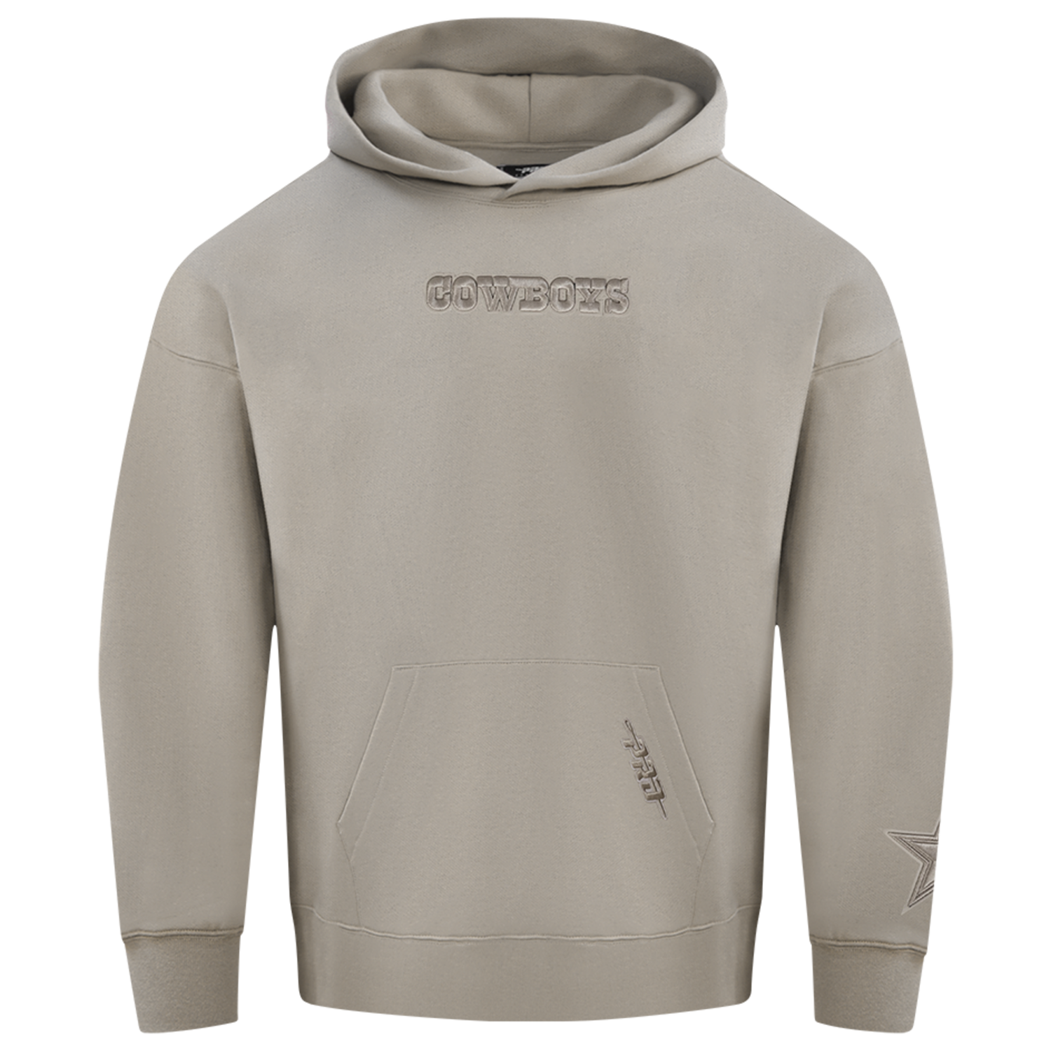 Pro Standard Cowboys Pullover Hoodie - Men's - Taupe