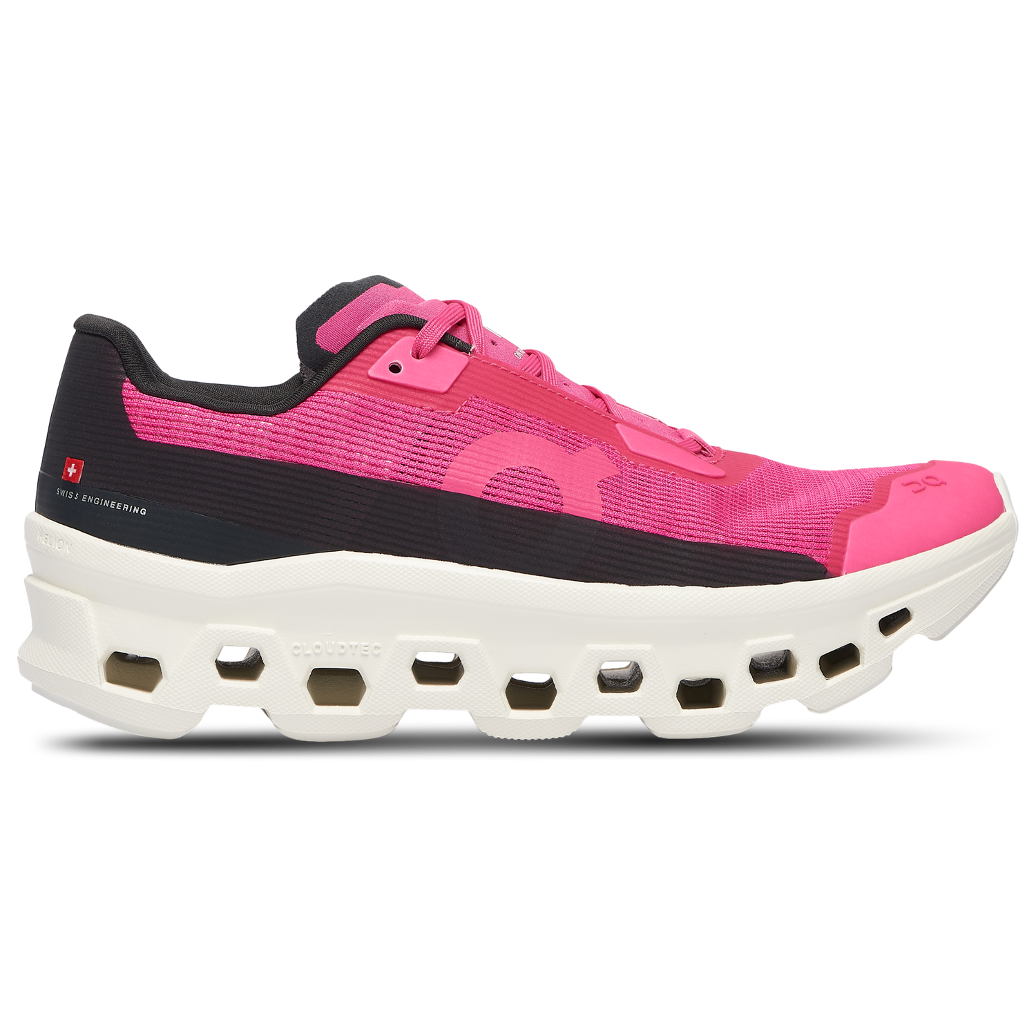 On Cloudmonster Void - Women's - Ivory/Pink