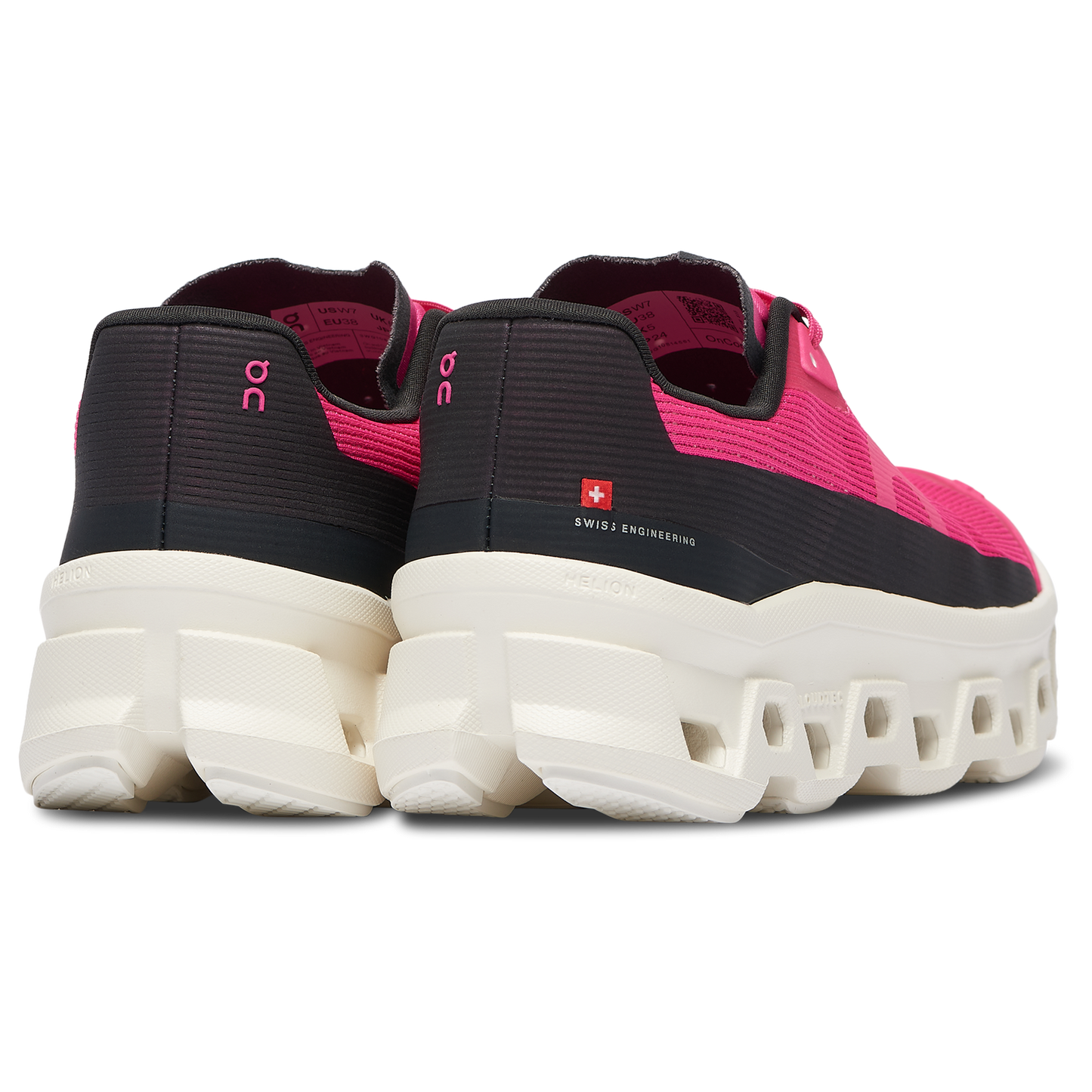 On Cloudmonster Void - Women's - Ivory/Pink