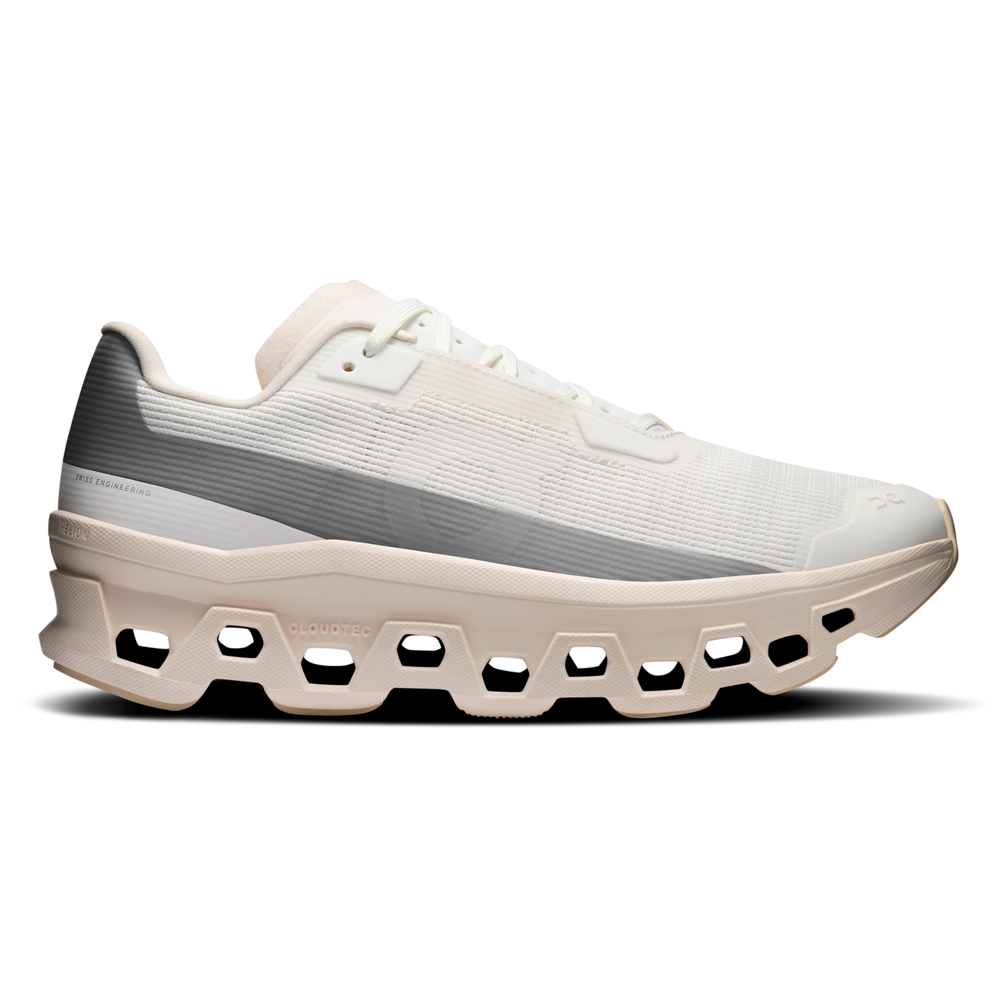 On Cloudmonster Void - Women's - Ivory/Seashell