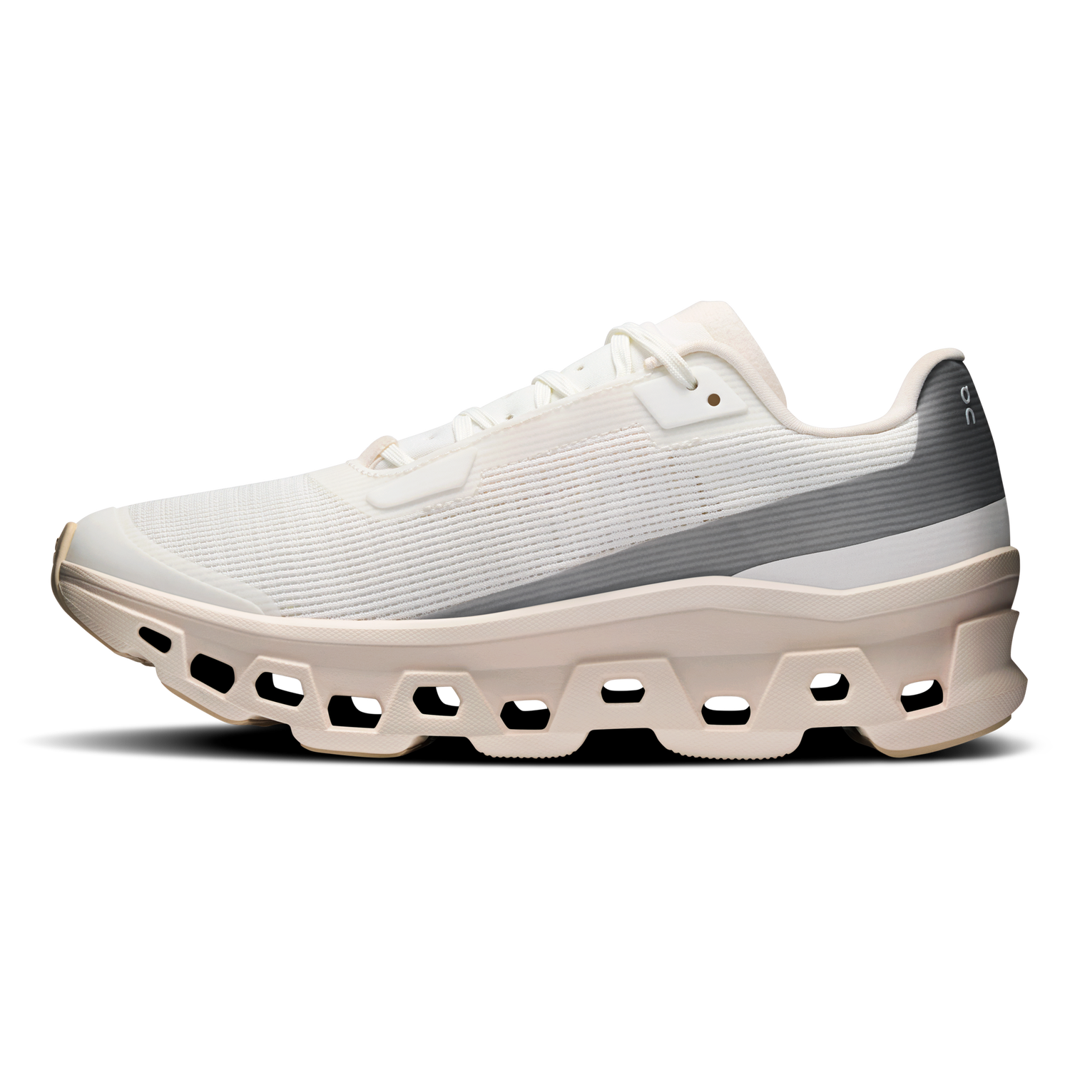 On Cloudmonster Void - Women's - Ivory/Seashell