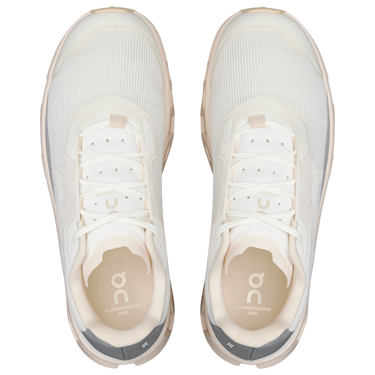 On Cloudmonster Void - Women's - Ivory/Seashell